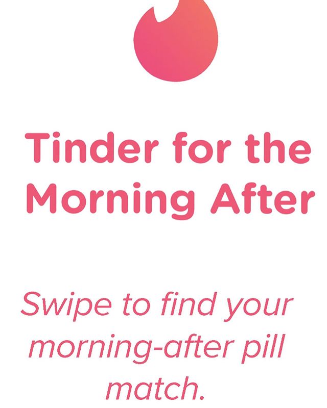 What form of emergency contraception would you swipe right on? 😉

#emergencycontraception #letstalkaboutEC #missmorningafter #swipe #tinder #knowledgeispower