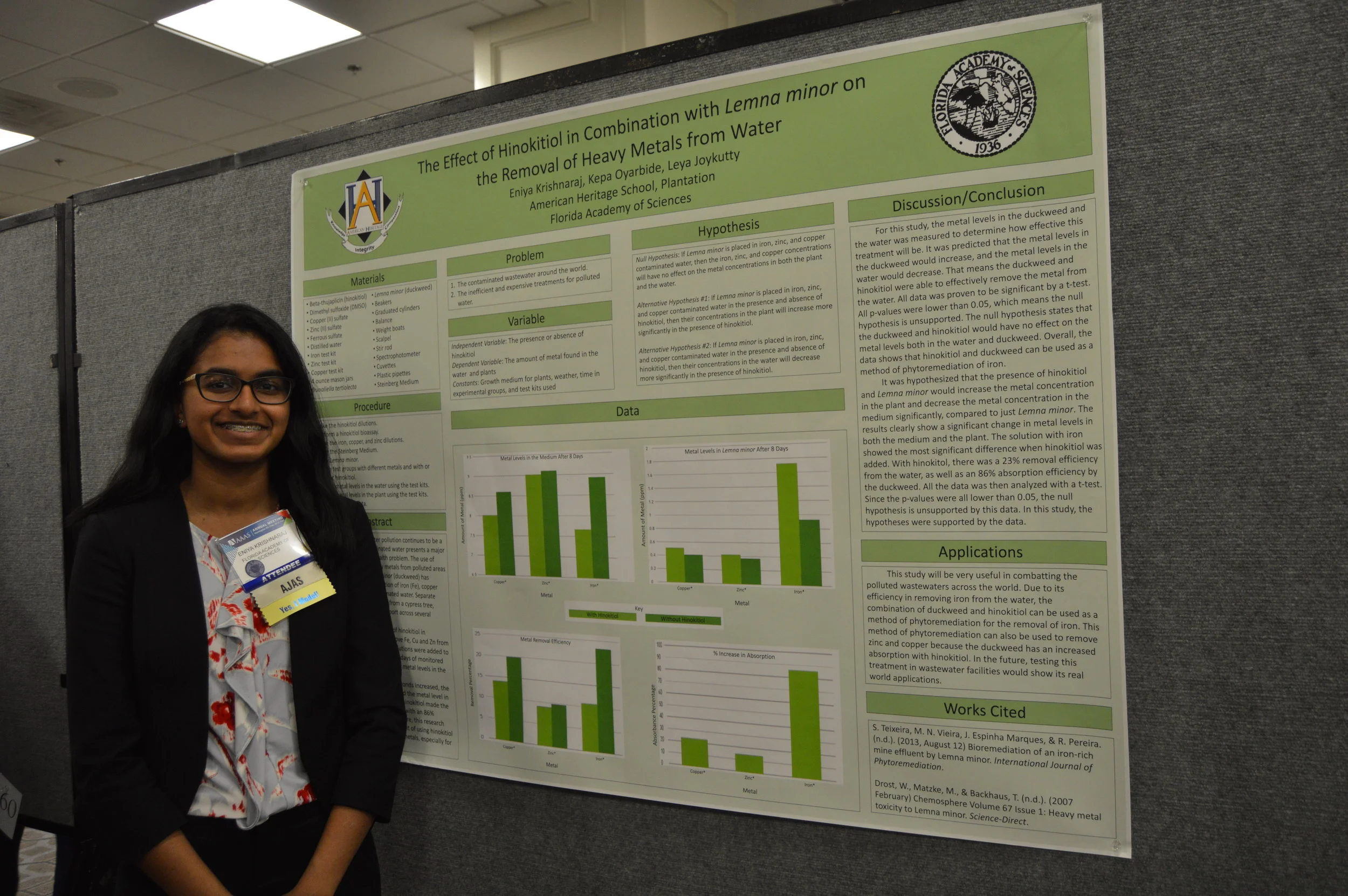 Eniya Krishnaraj, FJAS Scholar