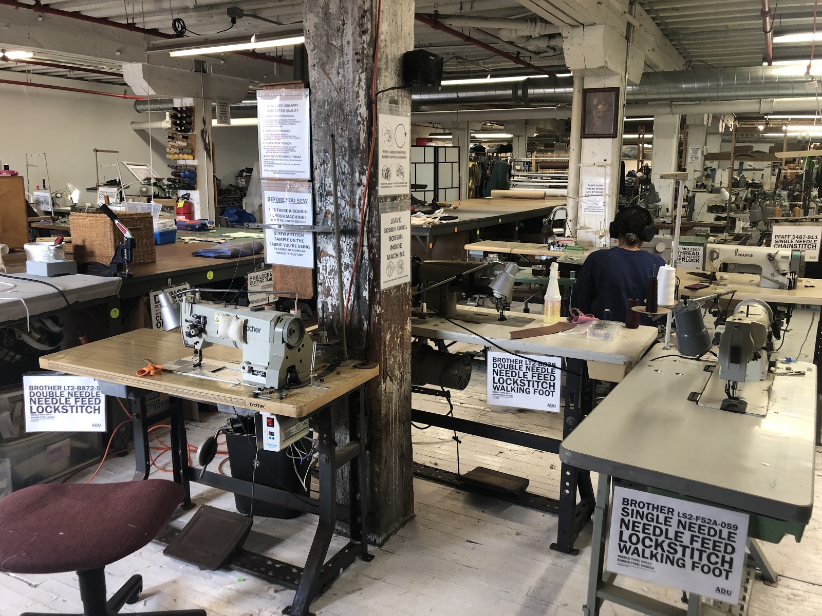 Ponyride shared sewing shop in its new Core City home