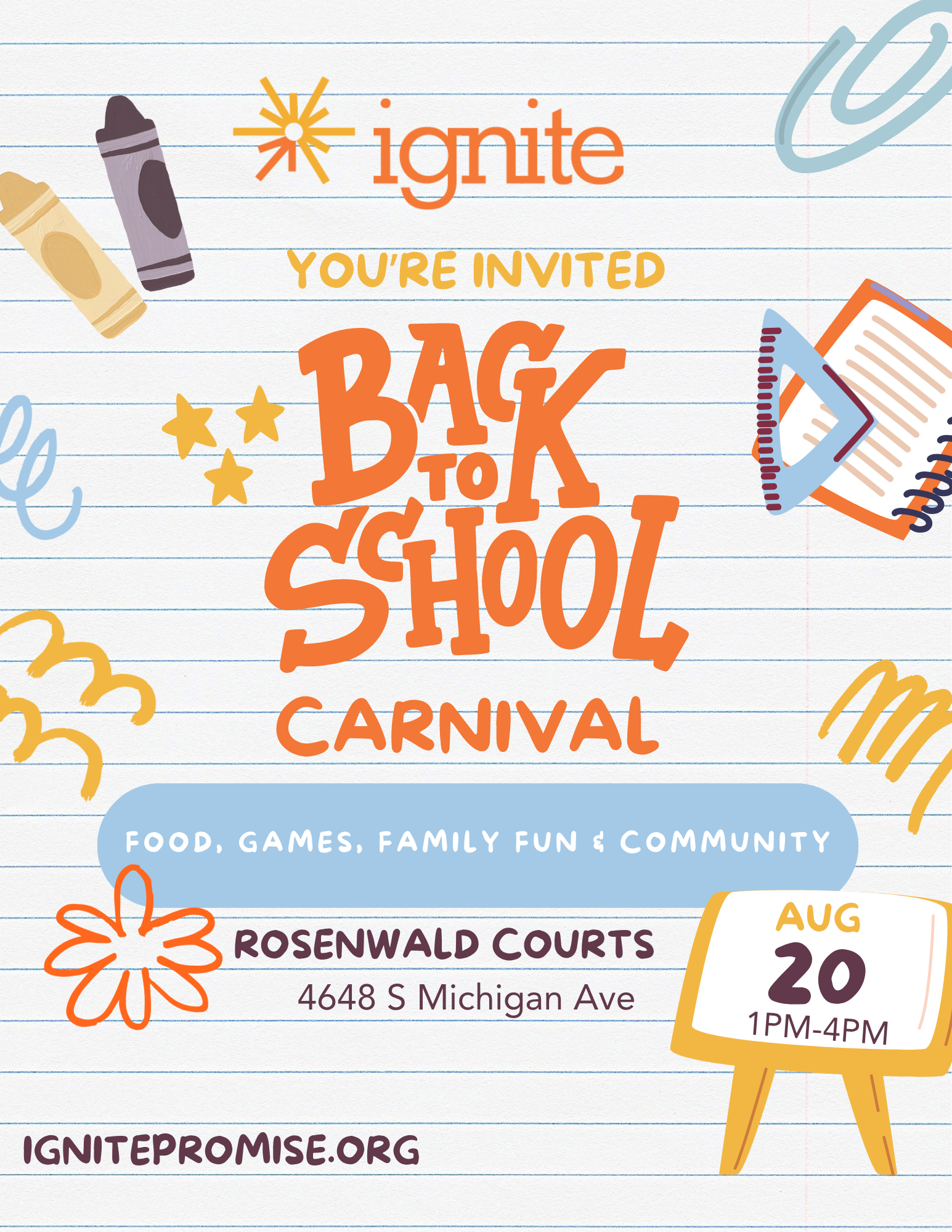 Annual Ignite Back 2 School Carnival