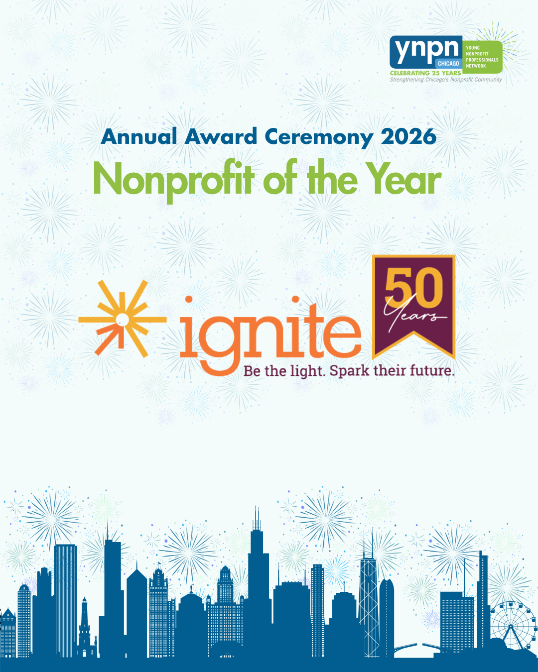Ignite Nominated for Nonprofit of the Year by YNPN Chicago 