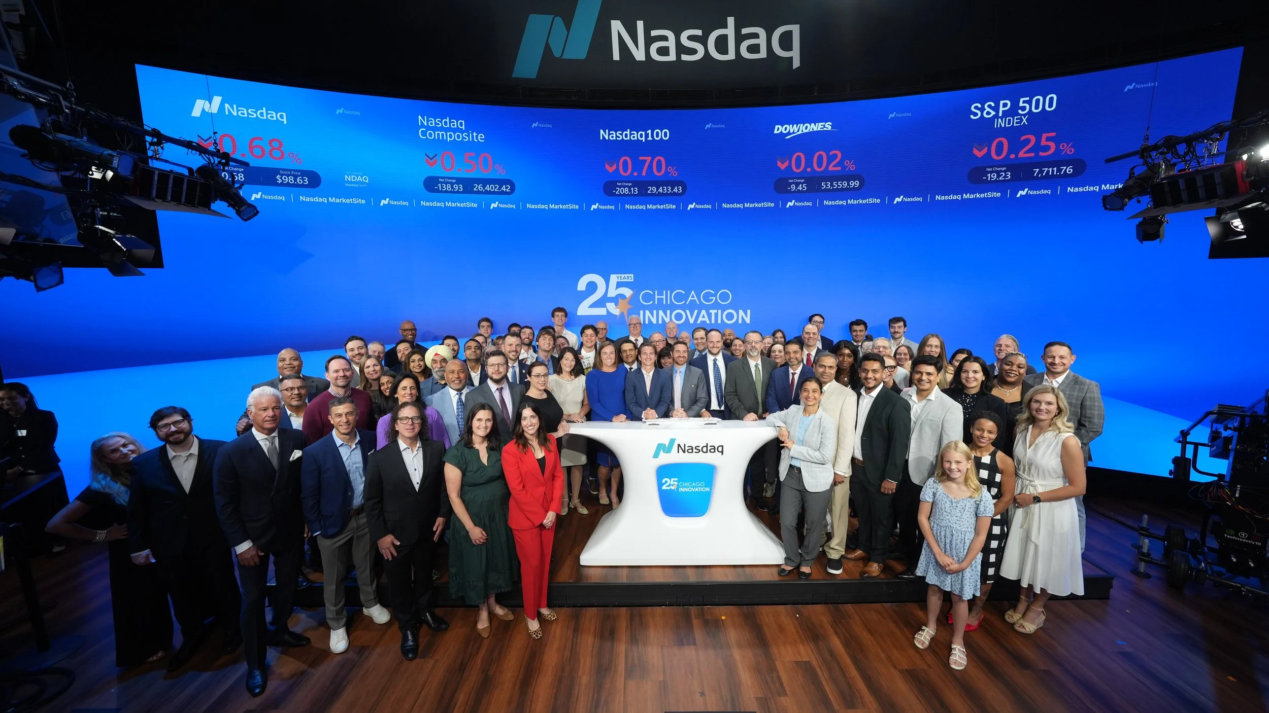 Ignite and Fellow Chicago Innovation Award Winners Ring the Nasdaq Opening Bell