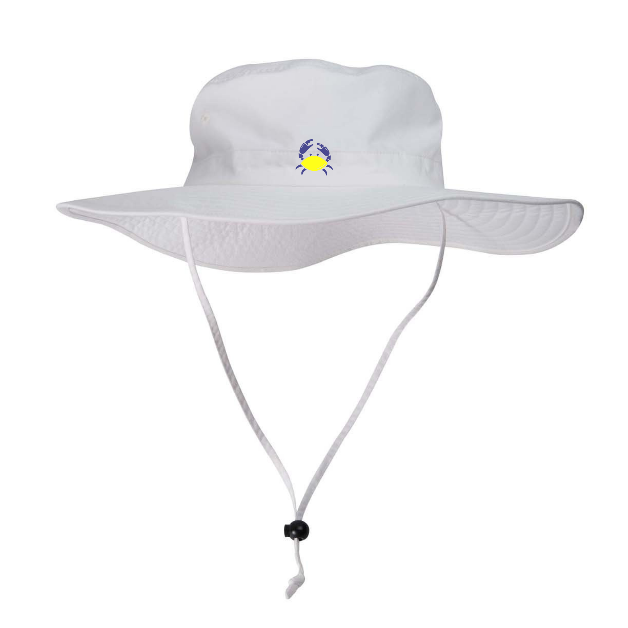 Lemons Brand Bucket Hat in Seagull 