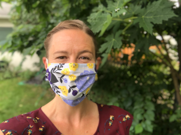 Elizabeth Pavlica’s homemade face masks