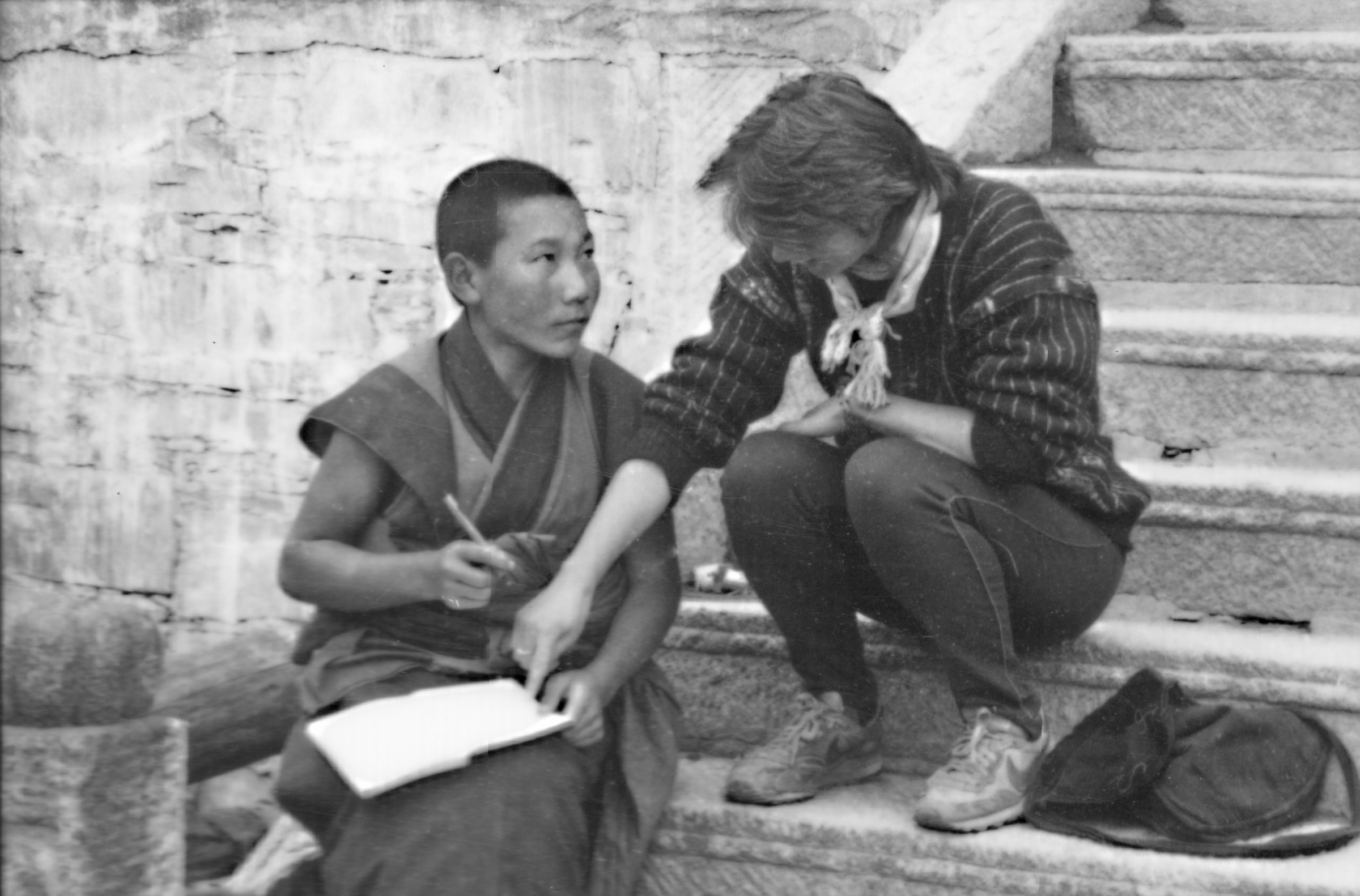 KJ in China writing notebook 1989.jpeg