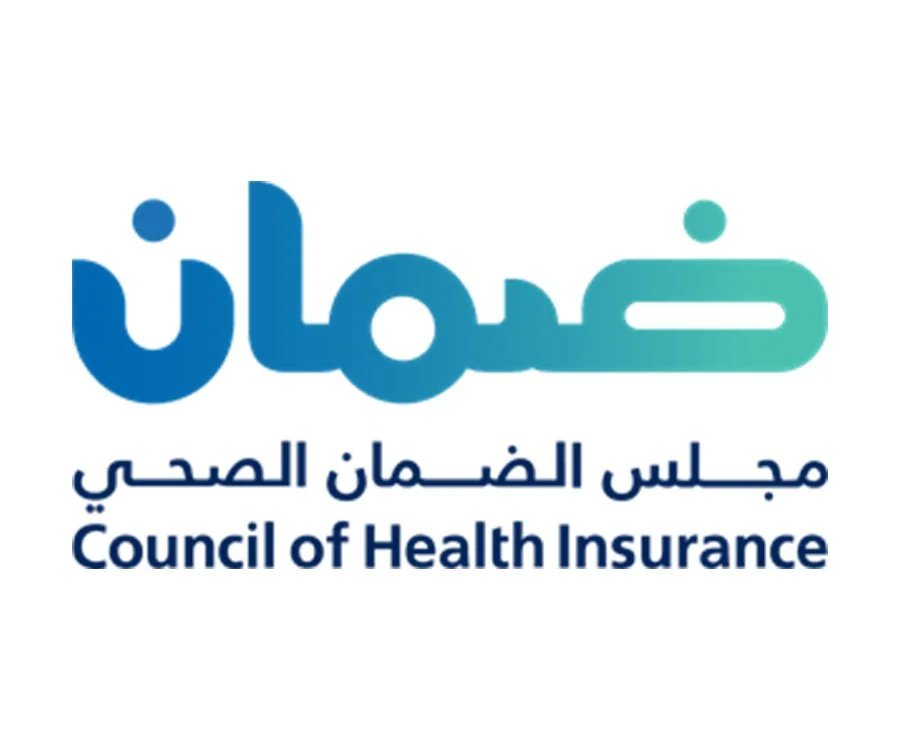 Logo of the Council of Health Insurance with Arabic script above and English below.