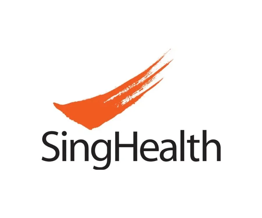 Single Health logo with an orange brushstroke mark above the text 'Single Health'