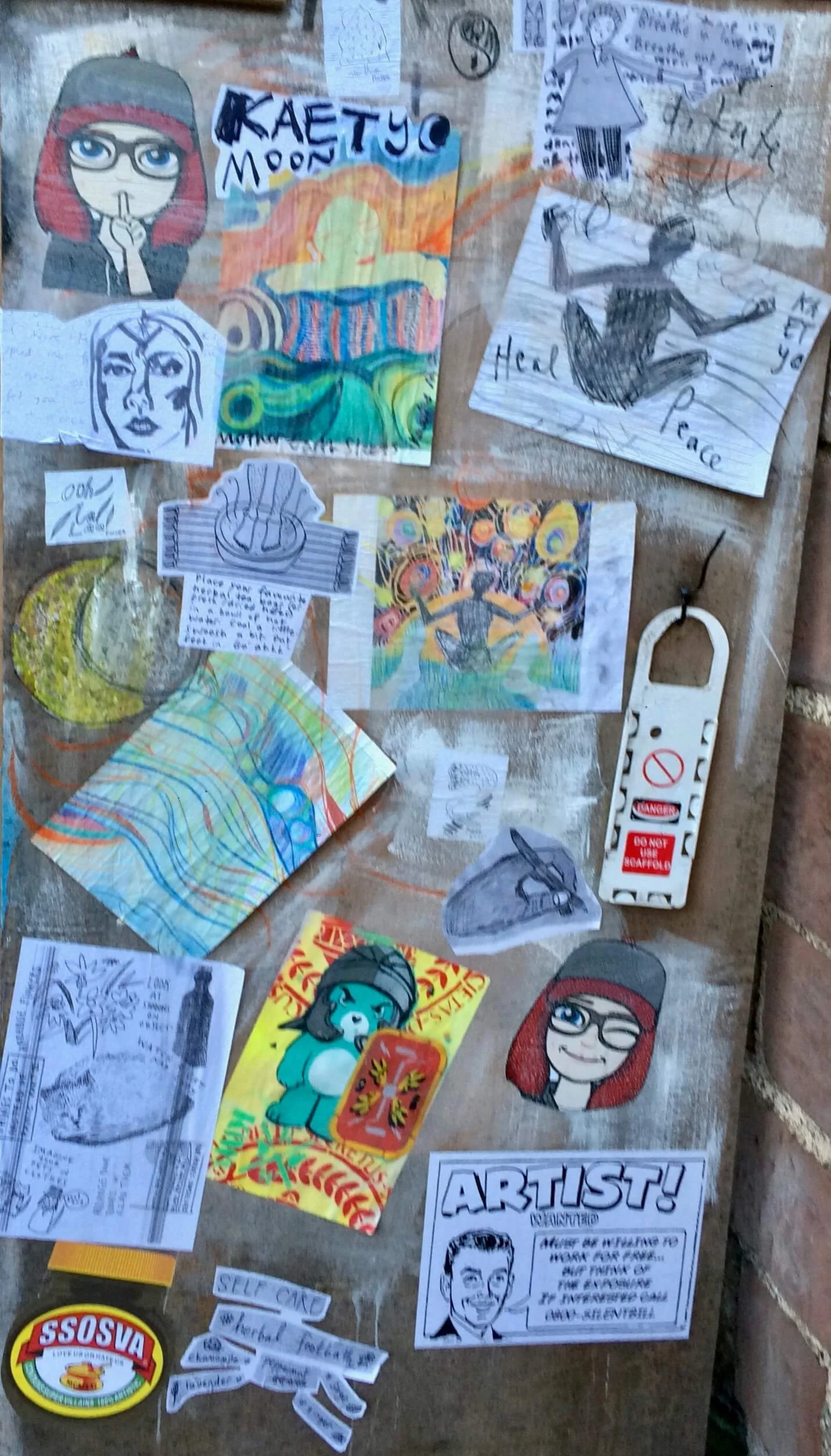 Paste up collaboration