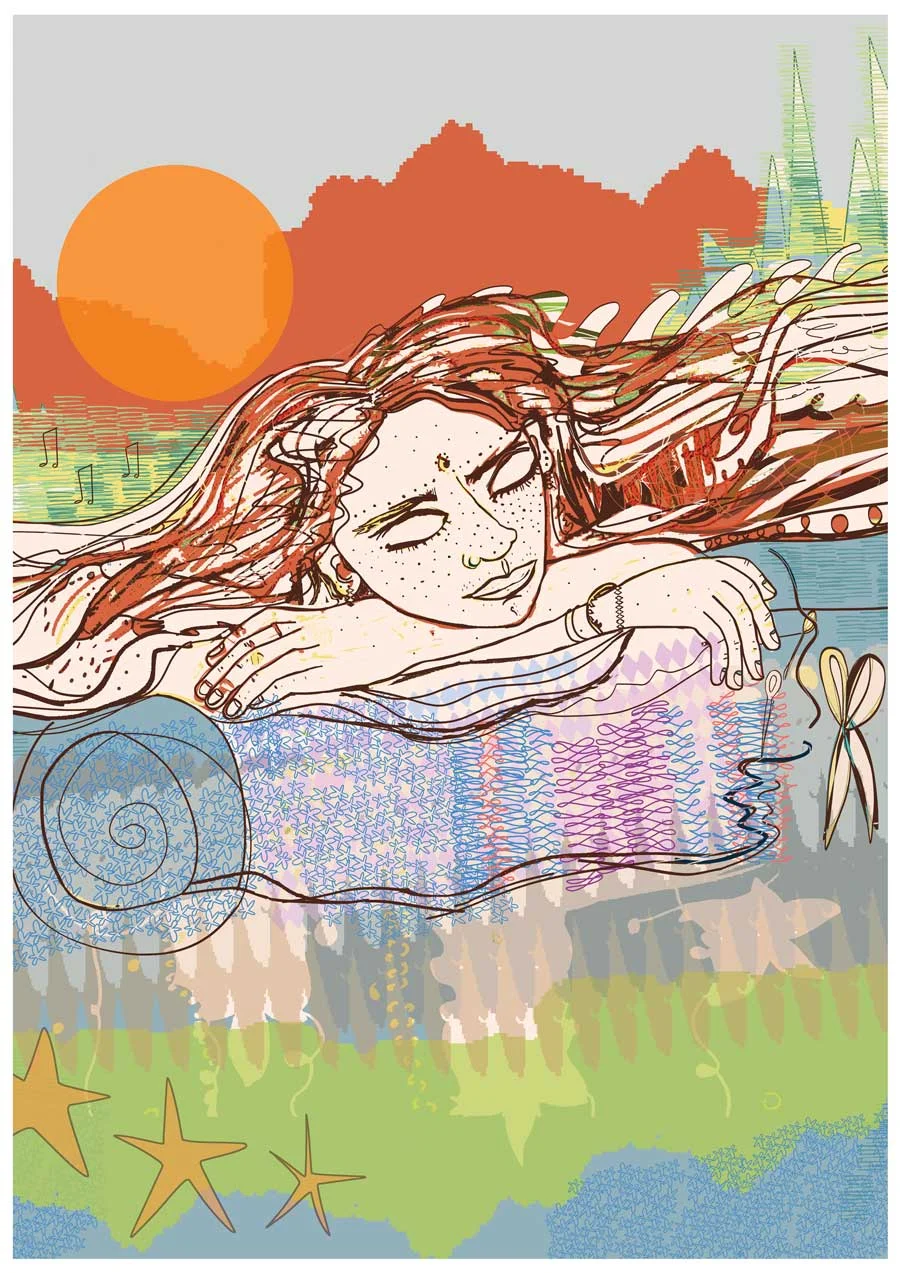 She Weaves as She Sleeps. Kaety Moon. 2019.