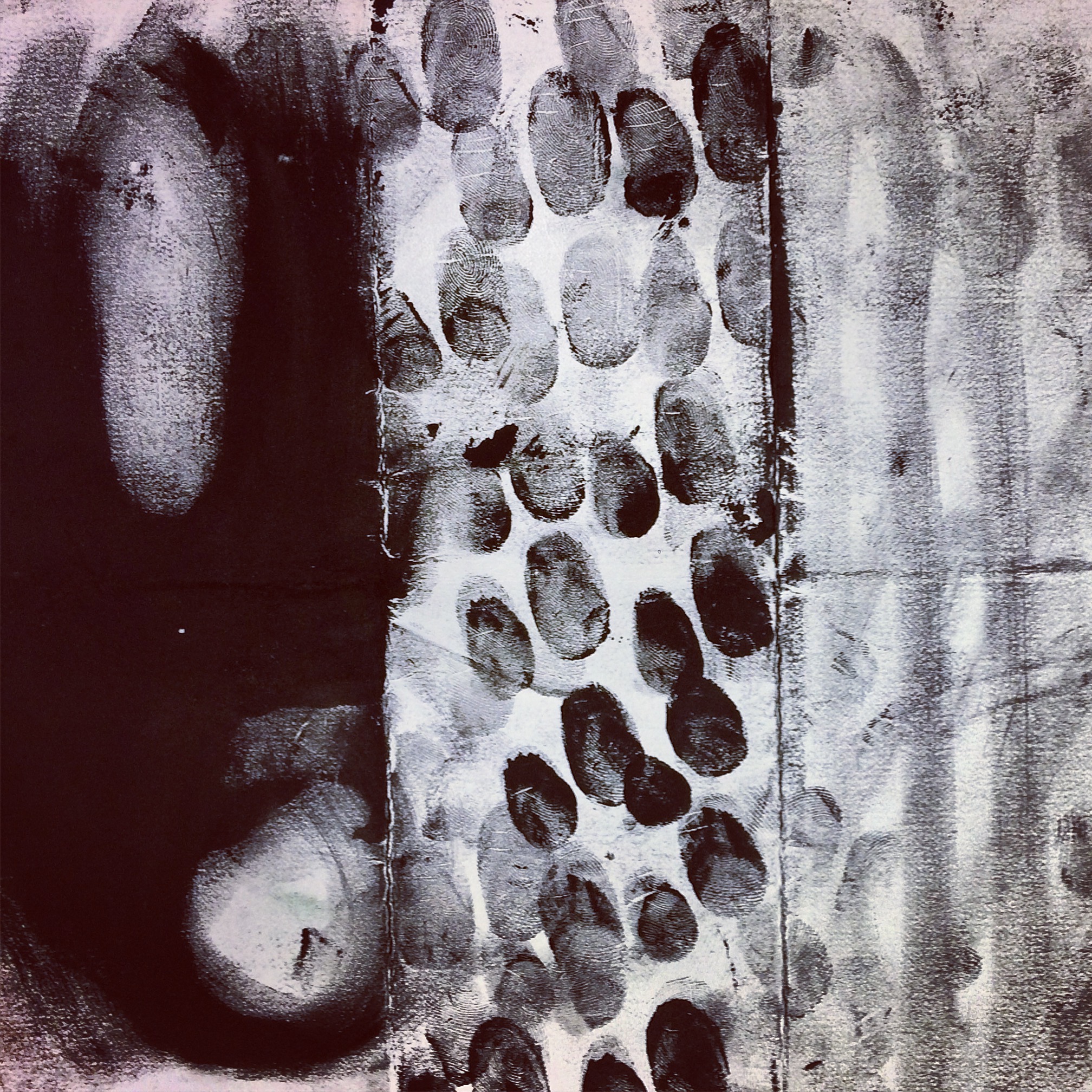 Mark making (2019) charcoal drawing on paper