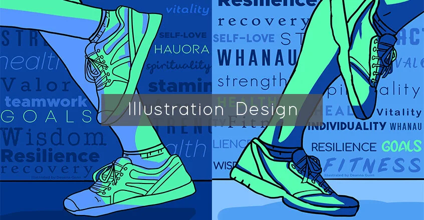 Gym Space Illustration Design