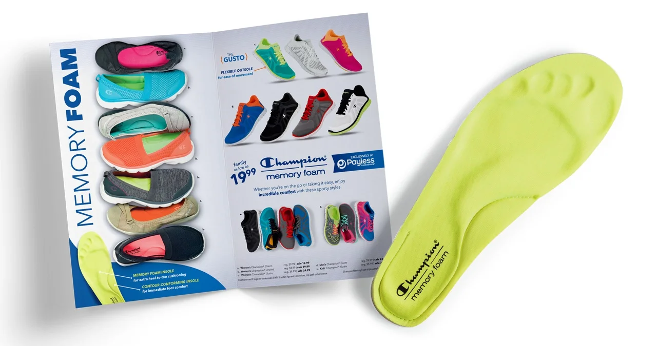 I designed animations and an interactive memory foam feature to make a splash on the Champion Brand Page.