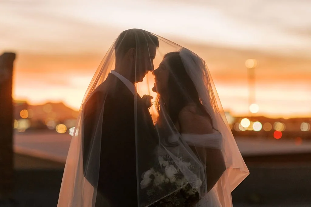 wedding venue in el paso during sunset