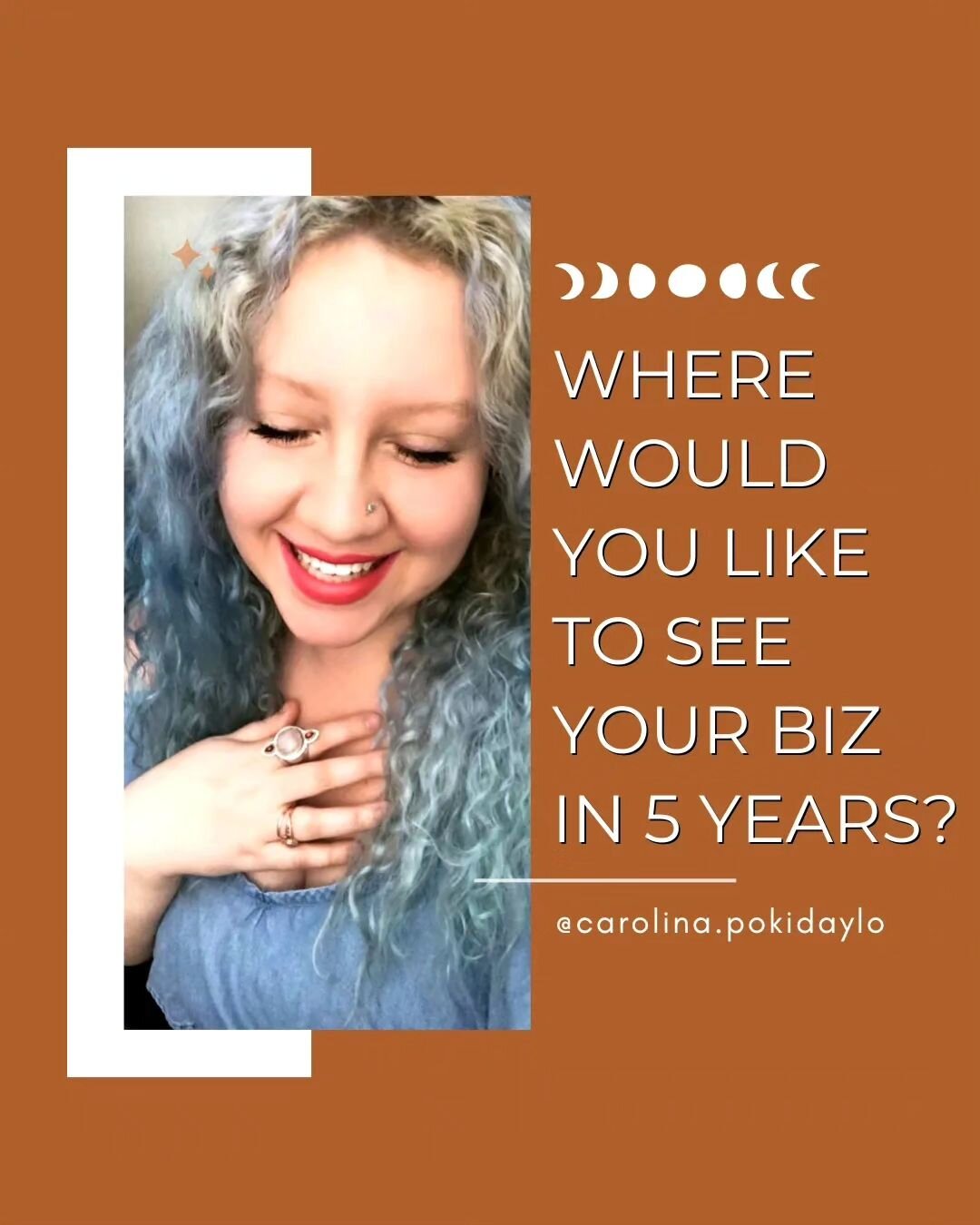 One of my favorite things to ask entrepreneurs I meet, including my clients, is 👇

 Where would you like to see your biz in 5 years? 🤔

I feel this question opens the doors to great conversations. It allows us to dream of the future, hold our busin