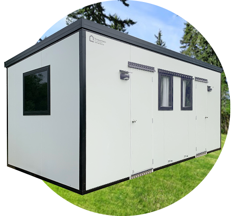 131S6x3 Portable 2 Room Office