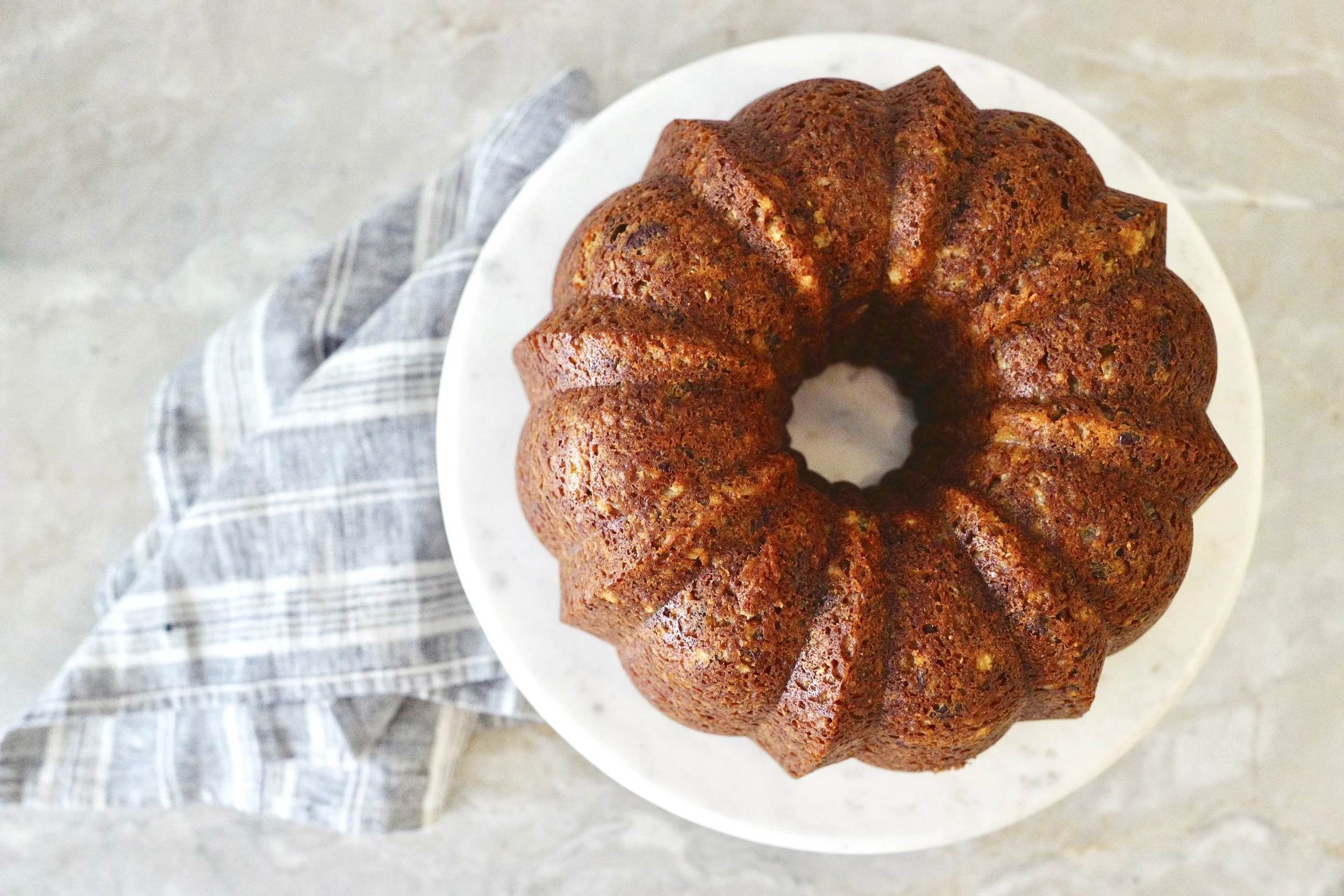 Species 002: Roasted Banana, Chocolate, and Coconut Bundt Cake