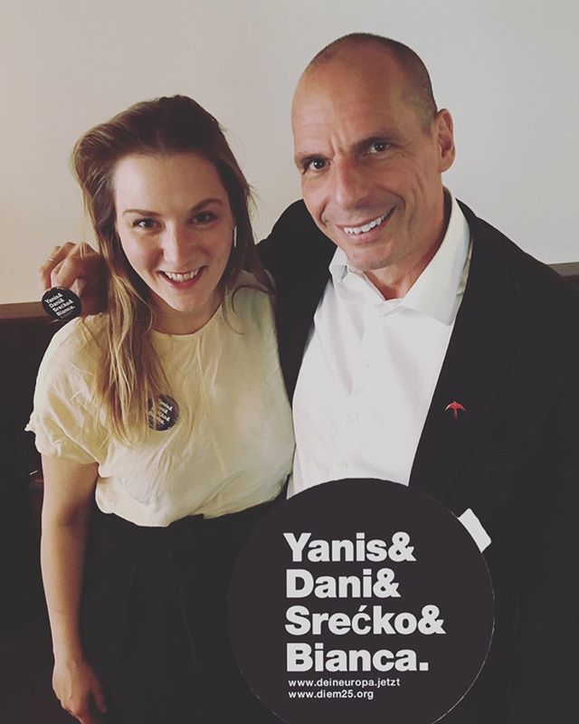 You might have noticed that I posted quite a lot about this man. @varoufakis_ Yanis Varoufakis. I wanna say a few words about the man who unexpectedly became an integral part of my life in the last months, running for the election. In Germany, some p