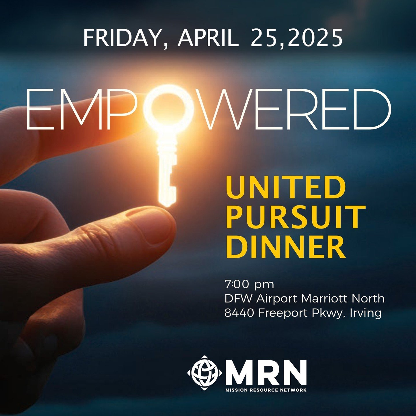 The 2025 United Pursuit Dinner is just a few weeks away! 🎉 Join us on April 25 as we celebrate how God EMPOWERS us to step boldly into our calling. Don&rsquo;t wait- reserve your seat today! (Use the Events link in bio.)