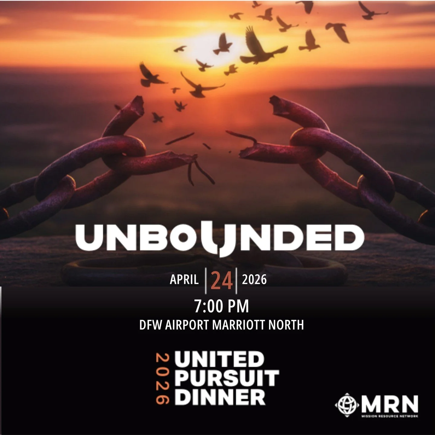 Last chance to register for the 2026 United Pursuit Dinner!
Come discover how God is breaking boundaries around the world and how you can be part of it. Bring a friend and join us for an unforgettable evening.
Reserve your spot today!
