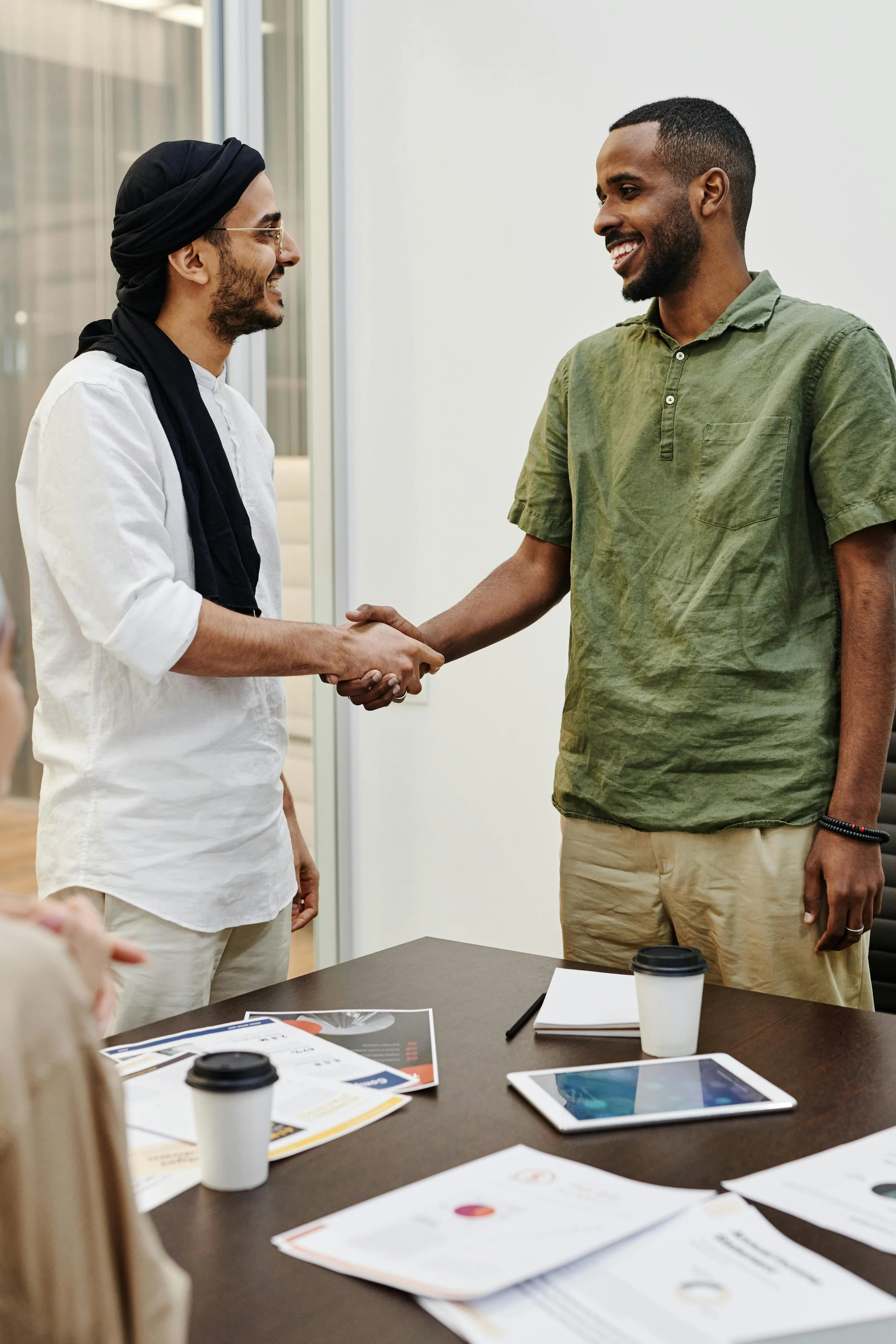 The Strong &amp; Kind Handshake
