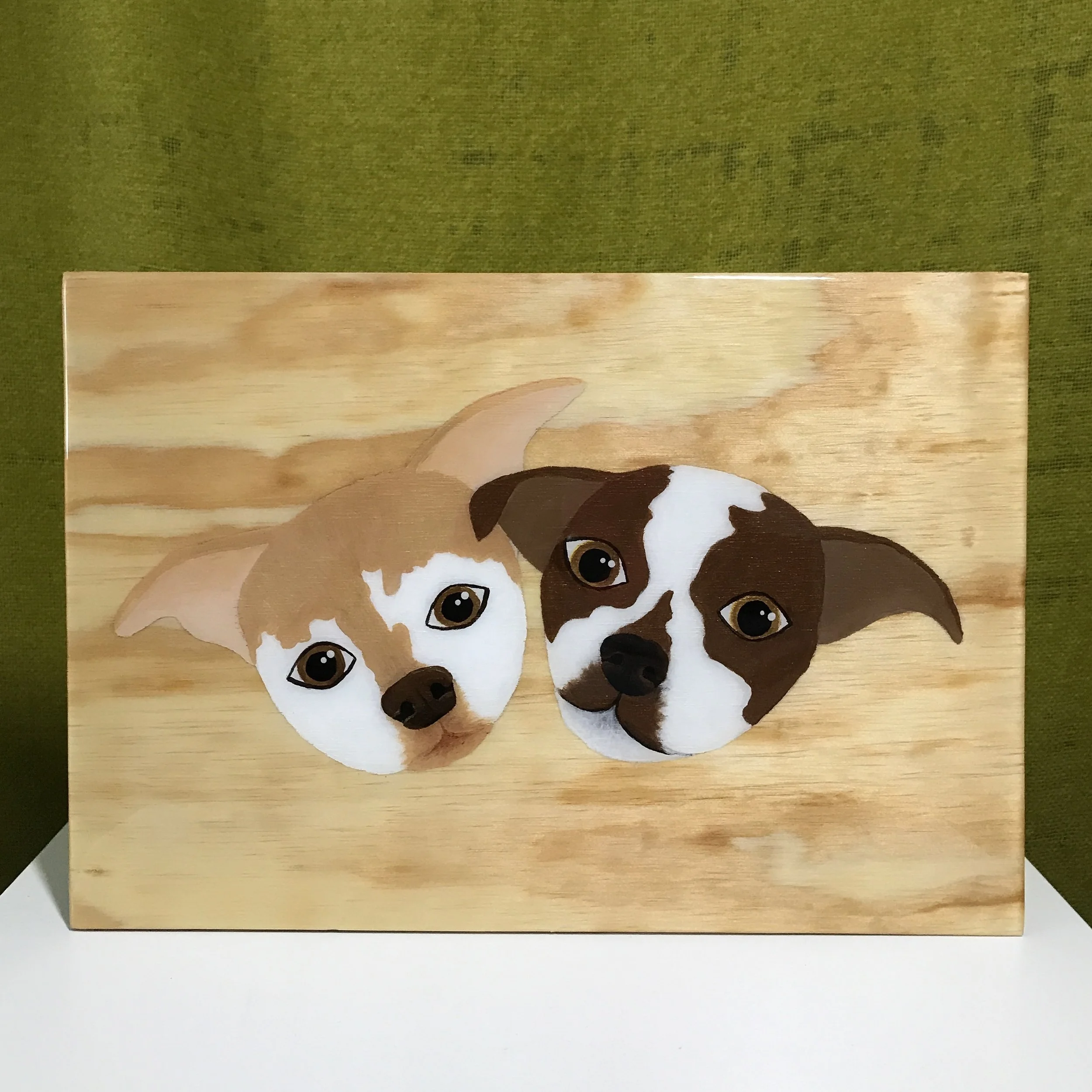 Pet Portrait - Two Pets 9x13