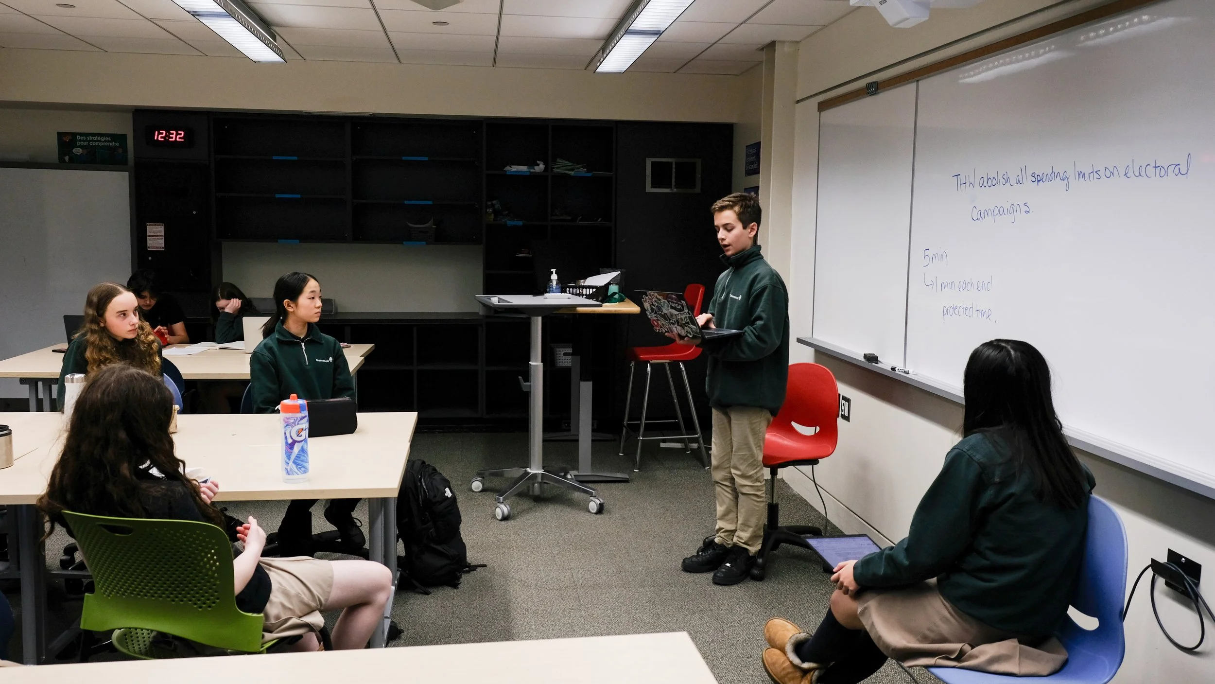 students in the classroom