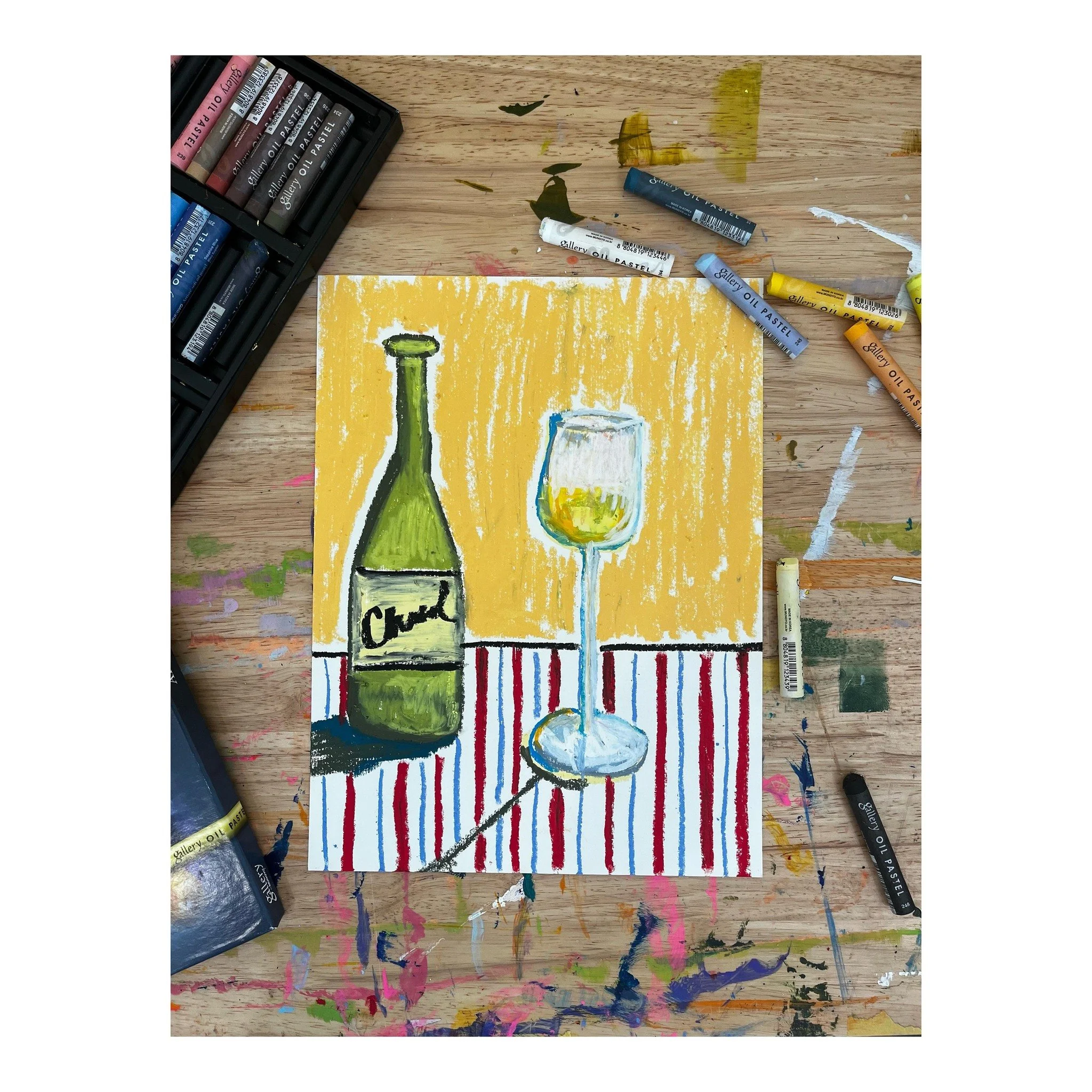 CHEERS 🥂 to the weekend!

Testing out my new oil pastels with some doodles 💁🏼&zwj;♀️

#charlotte #charlottenc #charlotteart #charlotteartist #southernart #southernartist #sounthernliving #artforsale #forsale #charlotteartscene #ncart #ncartist #la