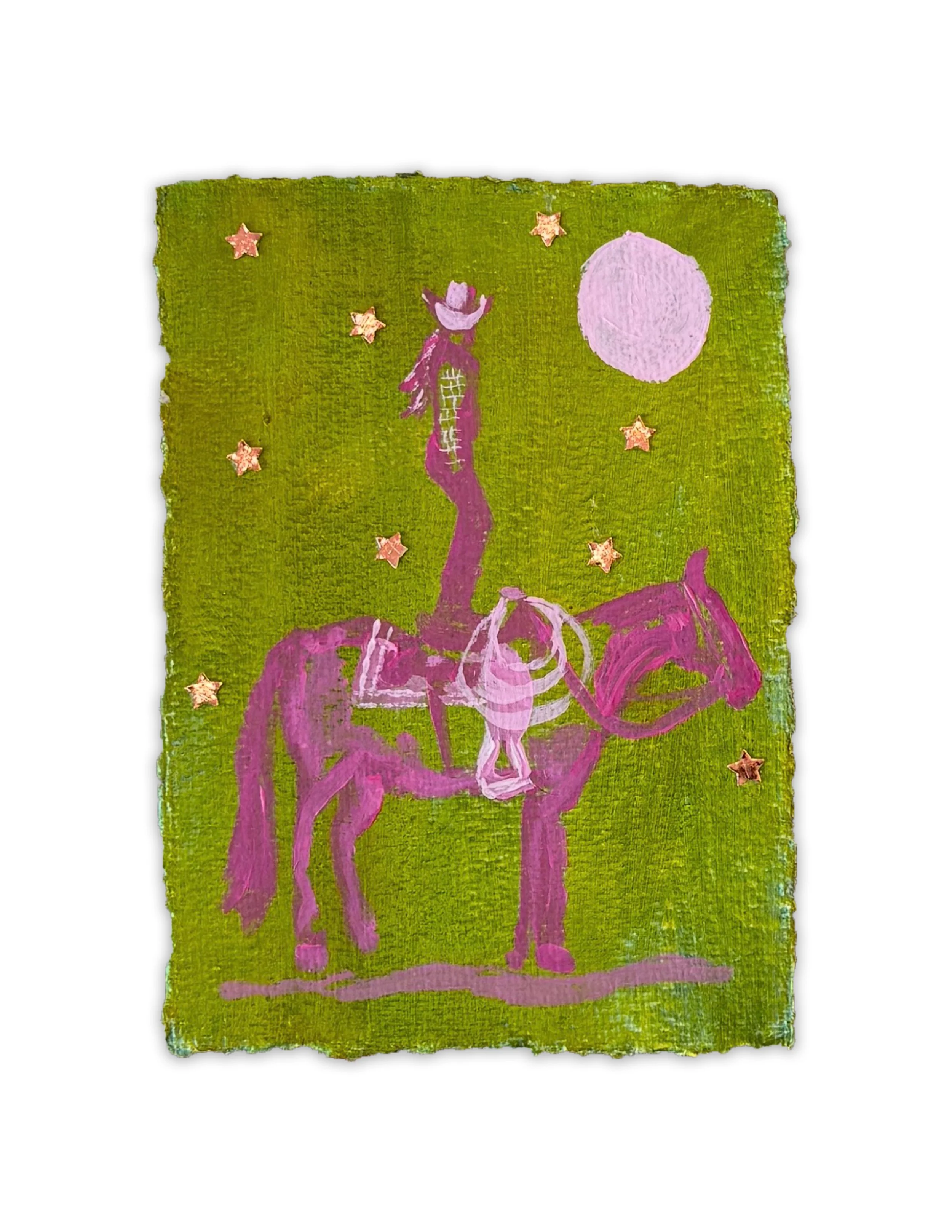 Standing Cowgirl - 5x7 UNFRAMED