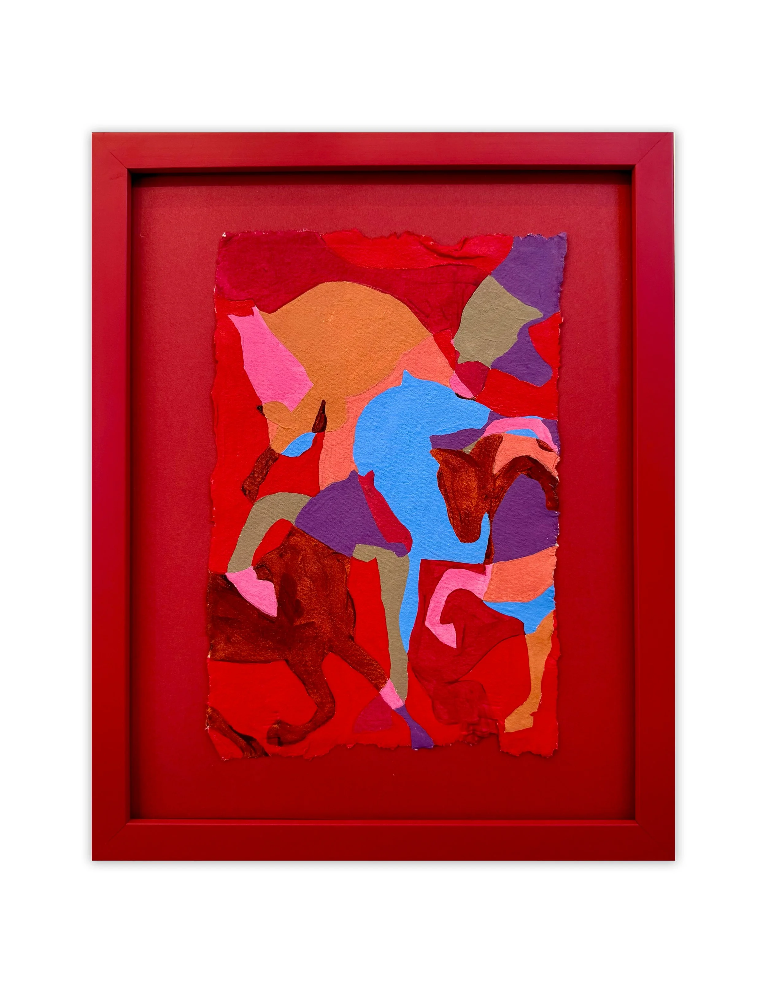 Red Tangled Horses II