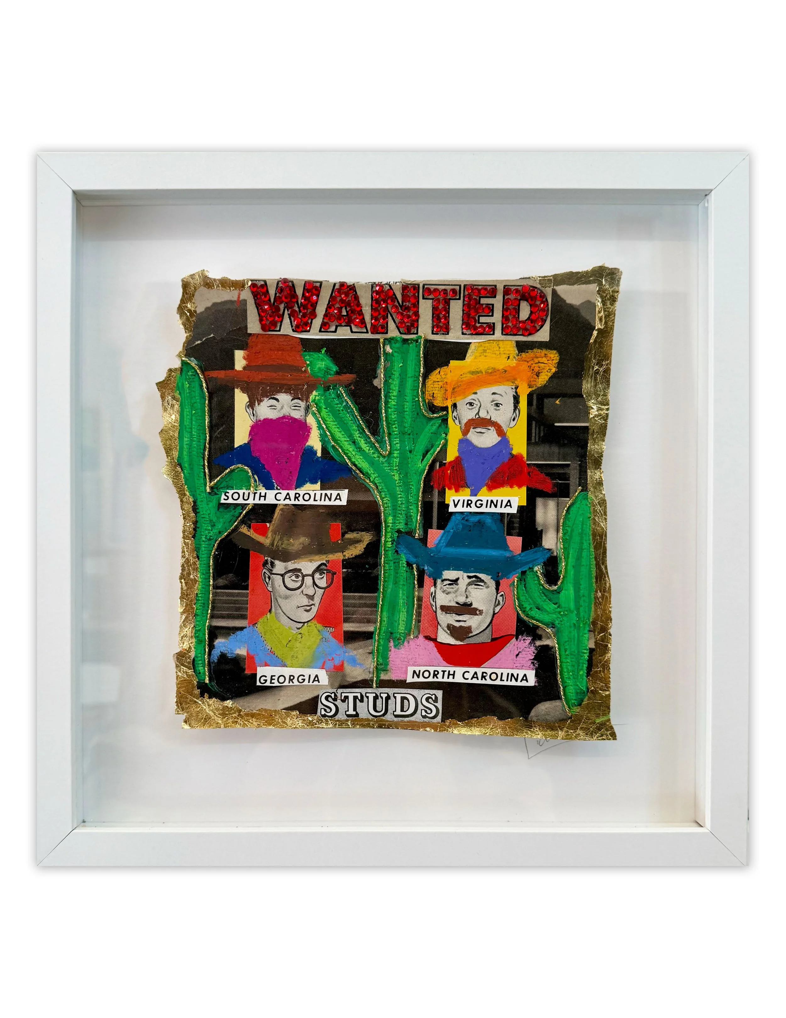 Wanted Studs - 12x12 FRAMED