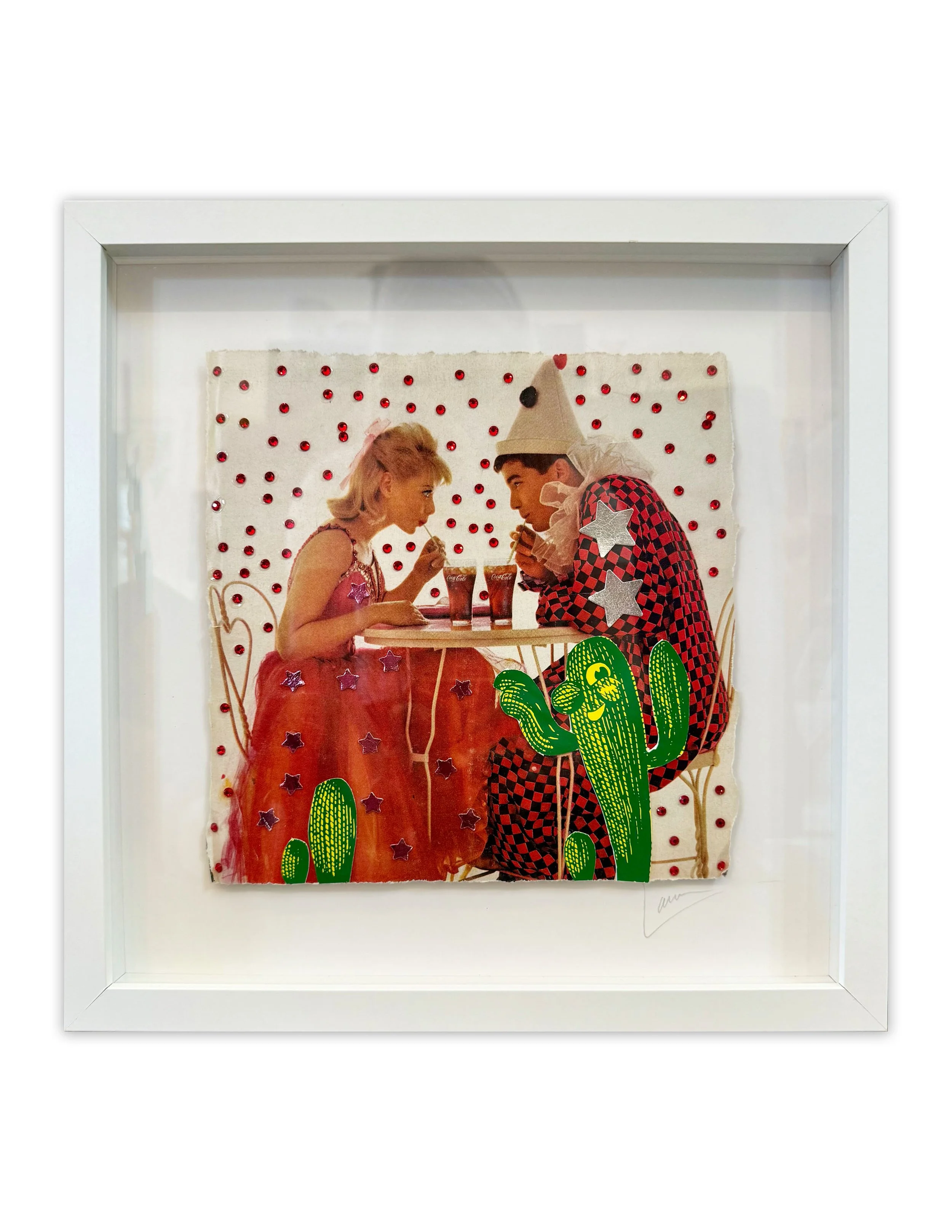 Saguaro Coca-Cola- 12x12 FRAMED