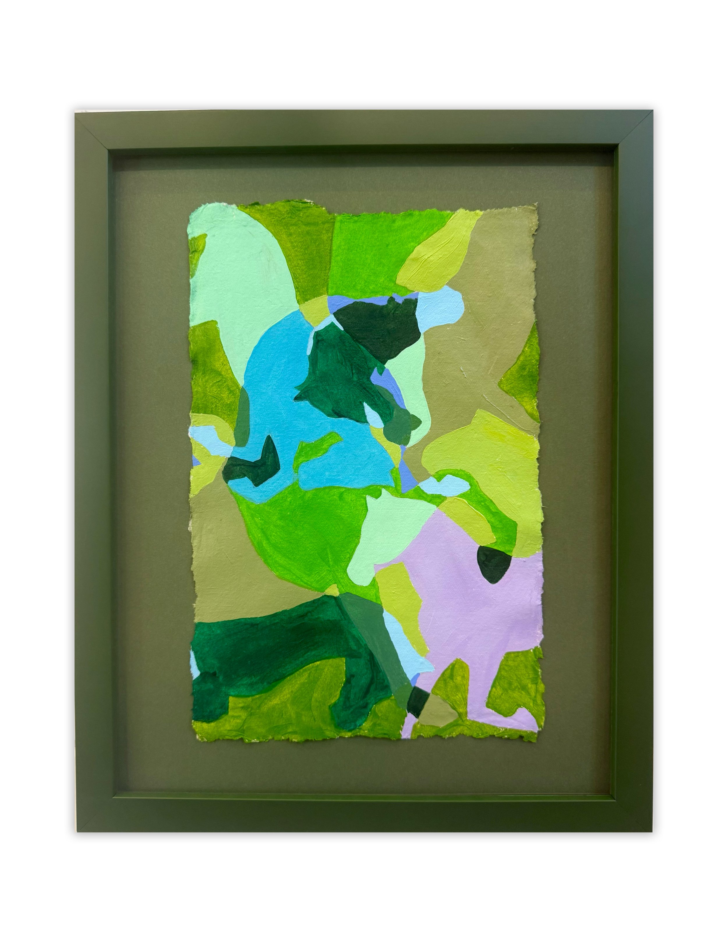 Green Tangled Horses II