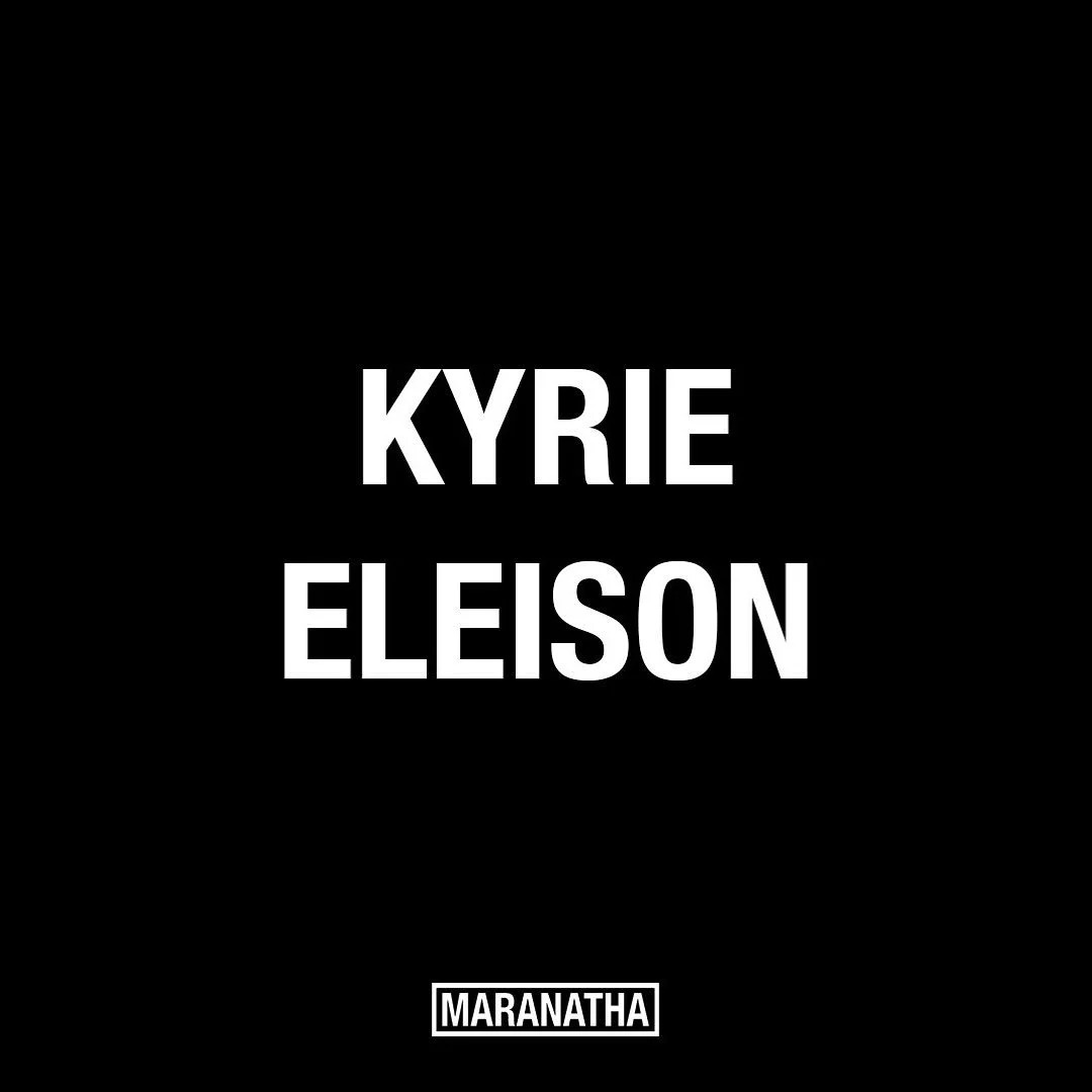 K Y R I E.&nbsp;&nbsp;E L E I S O N.&nbsp;&nbsp;is an ancient christian prayer based on the Greek phrase for &ldquo;Lord Have Mercy&rdquo;. This prayer is found in the bible when people call out to God in desperate times of need. On a day where we re