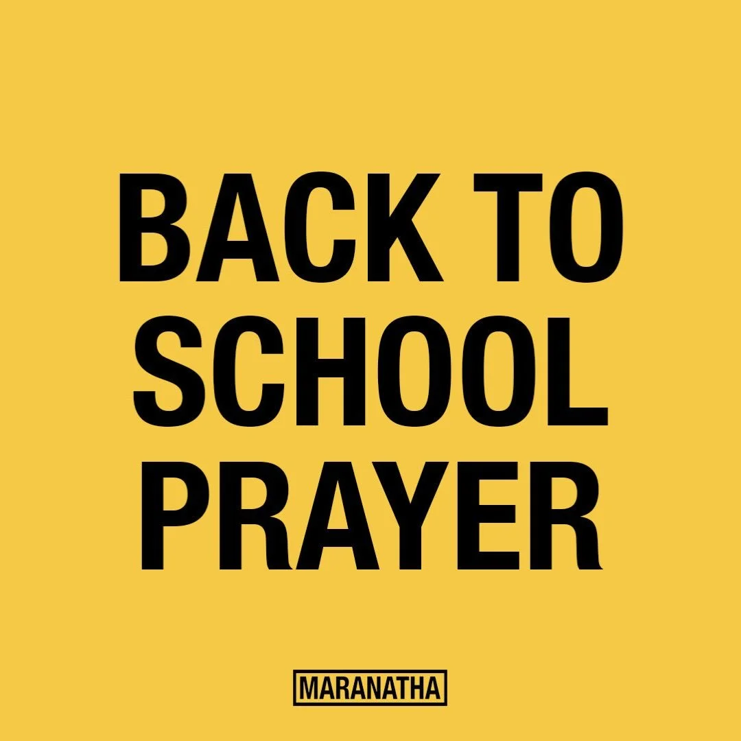 Back to School Prayer and Souper Second Sunday this week! #marantha #food