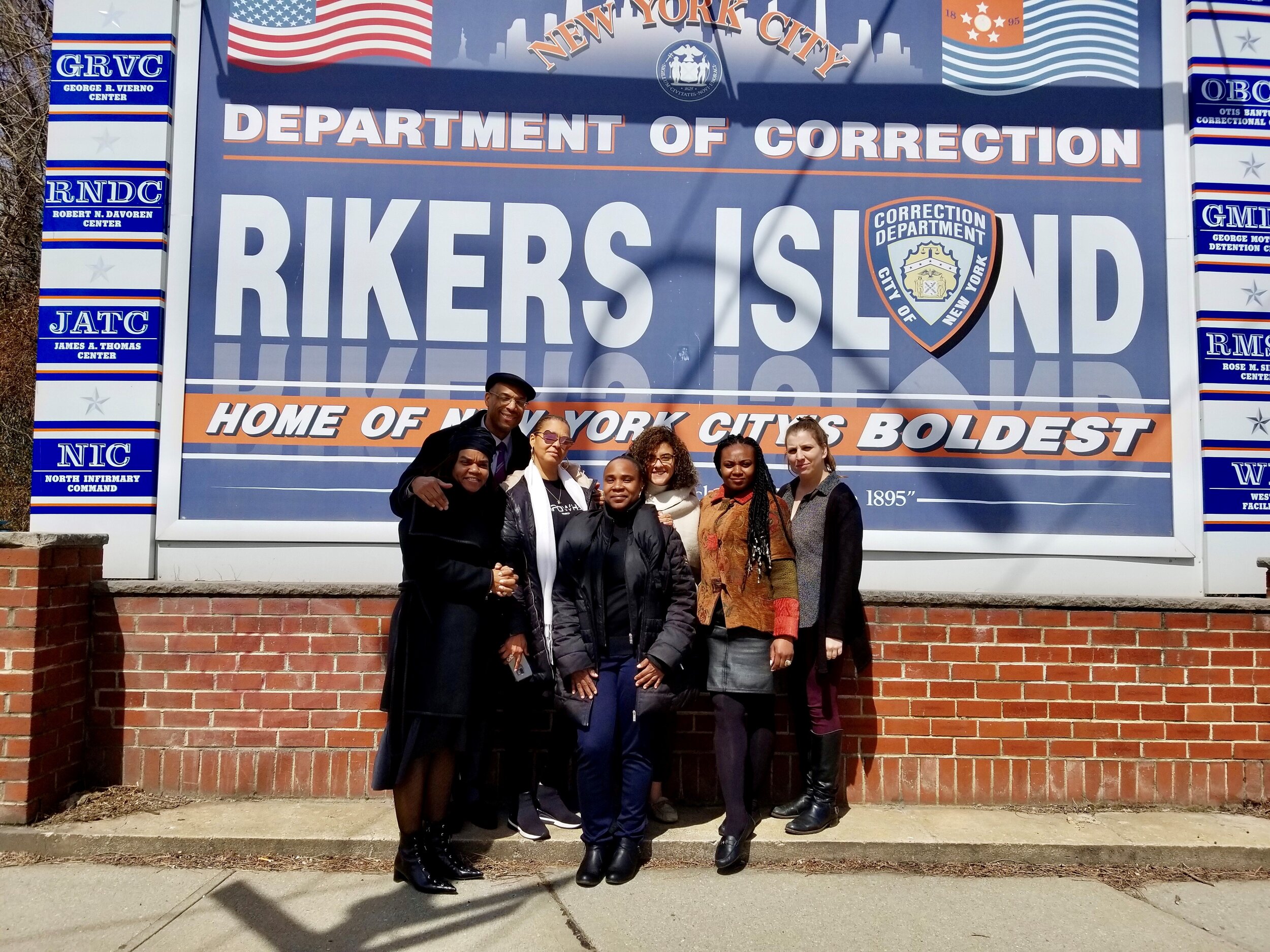 JLUSA and CCF community members calling on the NYC government to #CLOSErikers