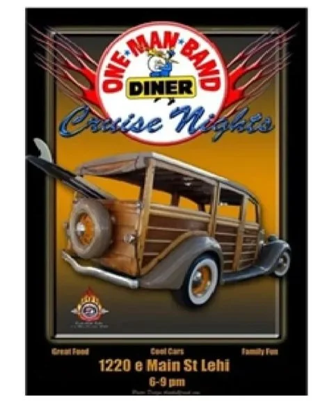 Lehi One Man Band - FREE Cruise Night. 1220e Main Street. < Always 1st Tuesday !!