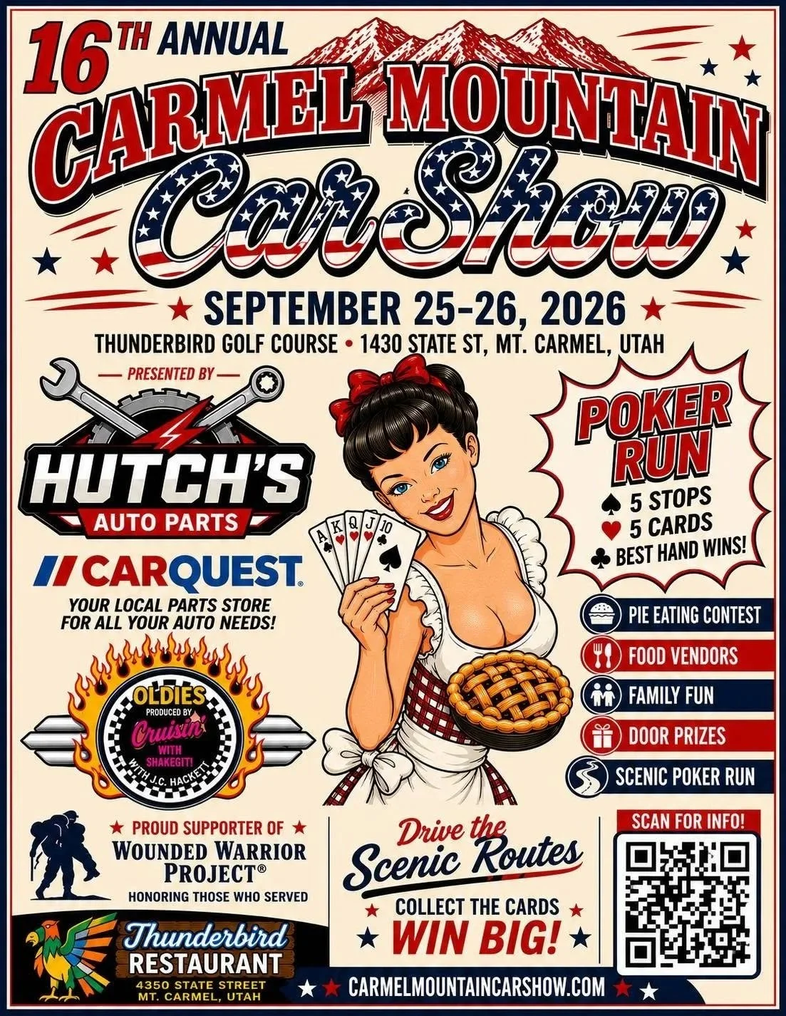 Carmel Mountain Car/Truck/Bike Show, US 89 &amp; Carmel Junction, 435-648-2203
