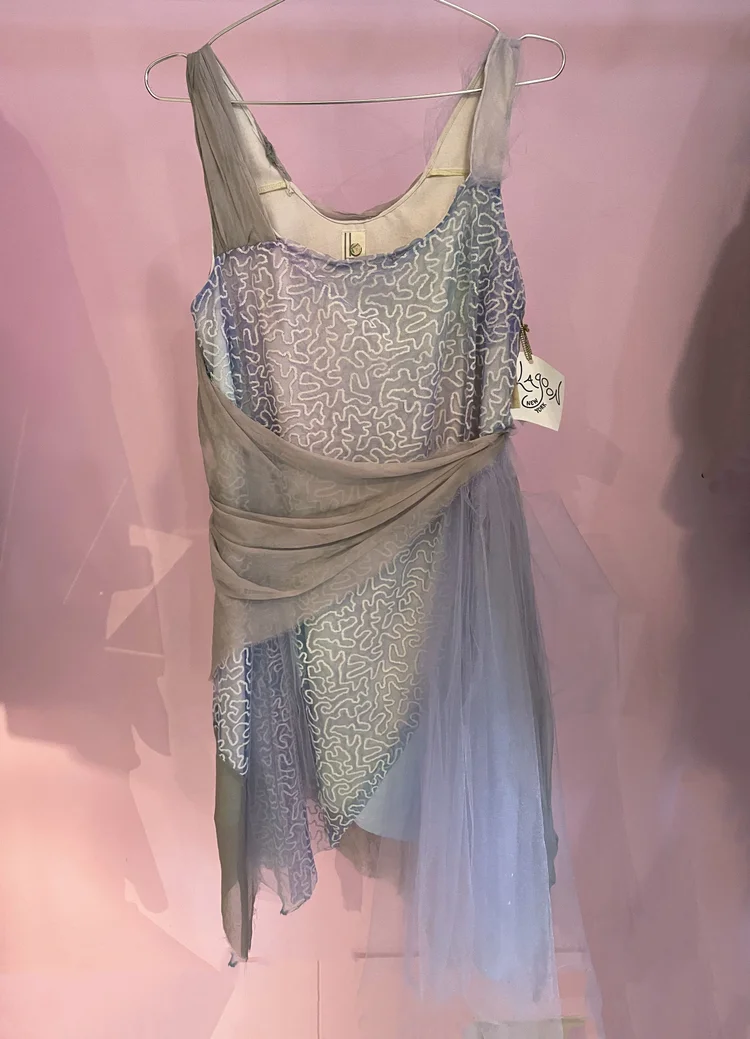 sachin and babi light blue dress Fendi Y2K Deep Periwinkle Silk Fairy Dress at 1stDibs main image 1