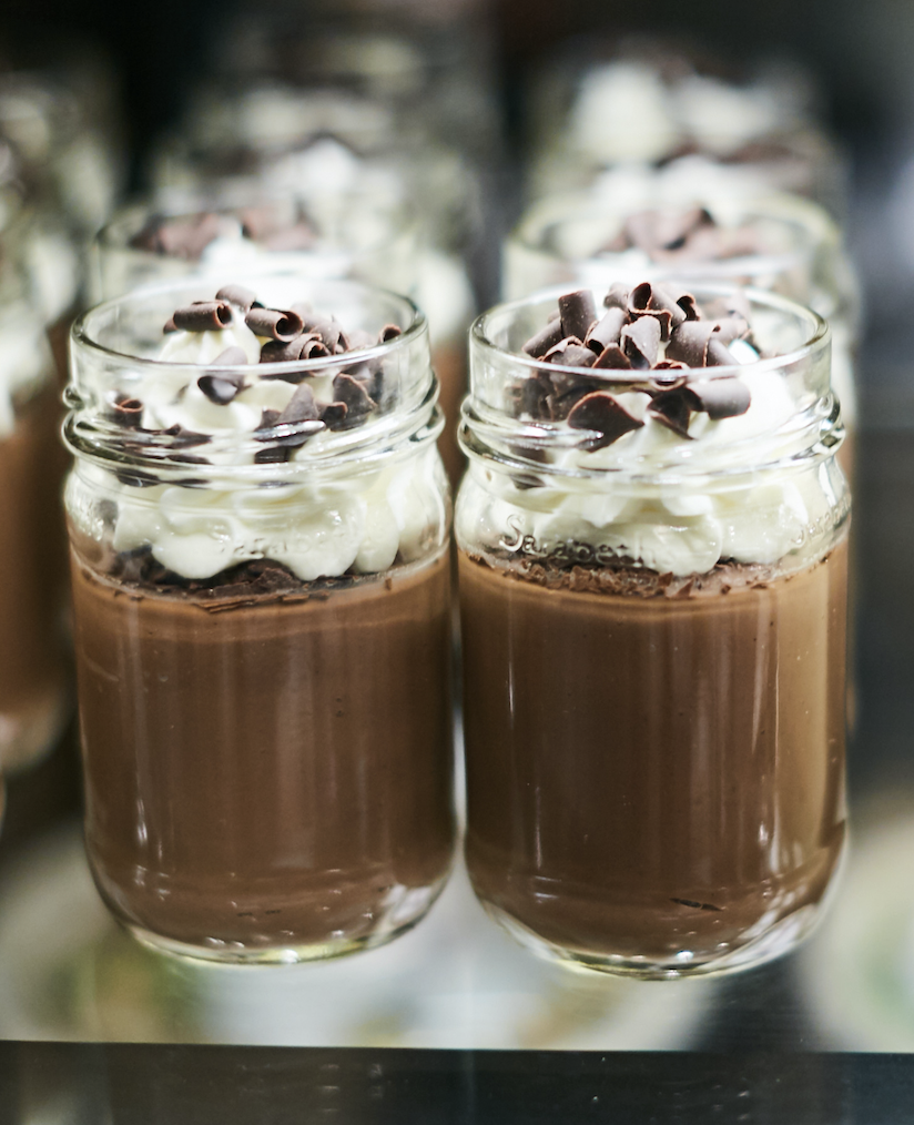 TRIPLE-CHOCOLATE PUDDING