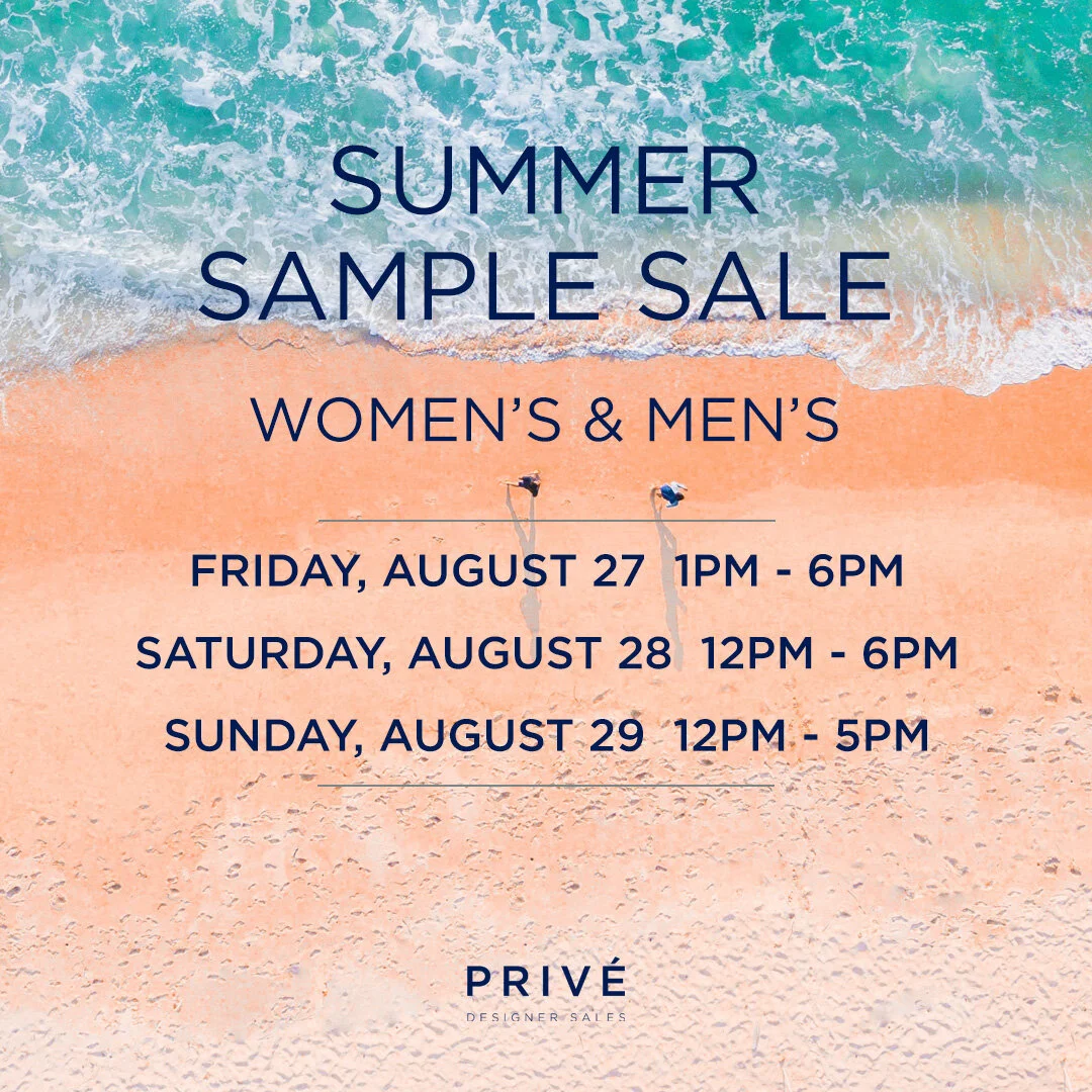 Summer Sample Sale