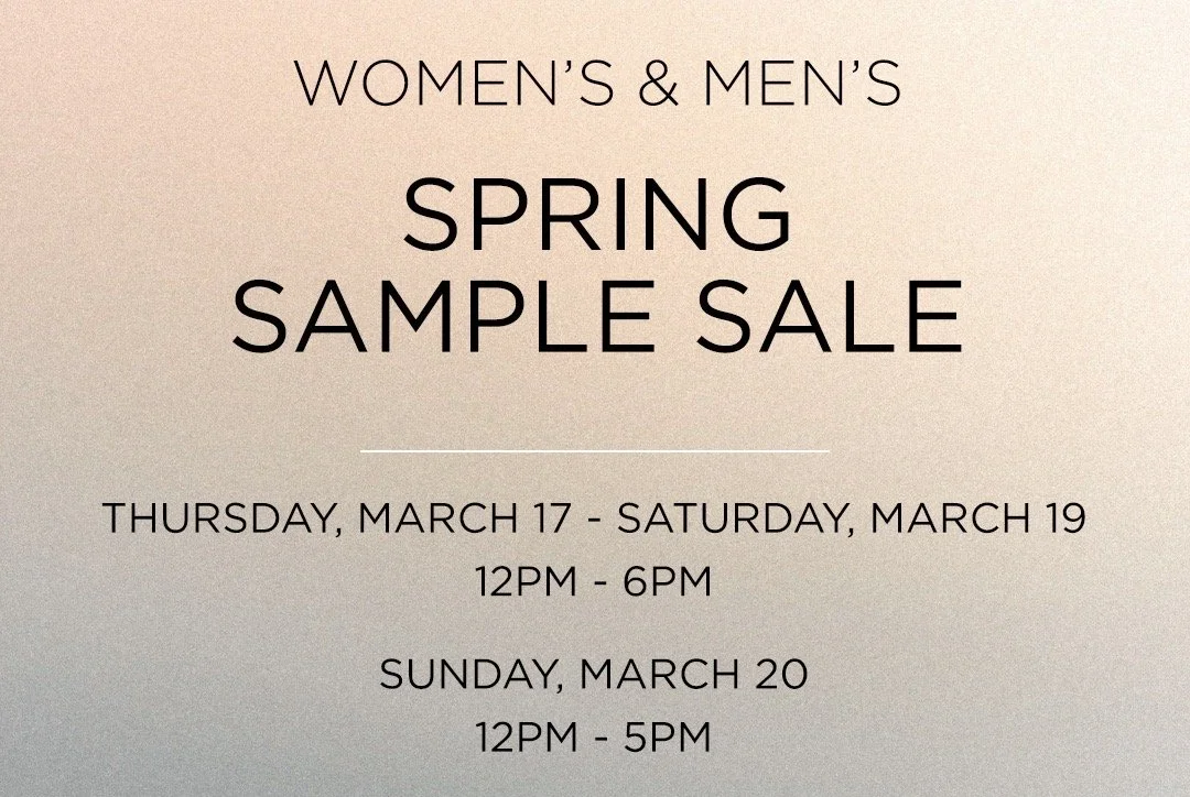Women's Sample Sale