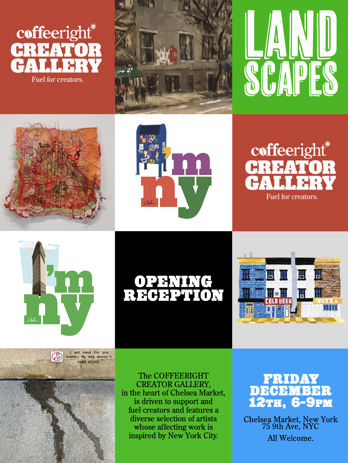 Coffeeright Creator Gallery: Landscapes Opening Reception