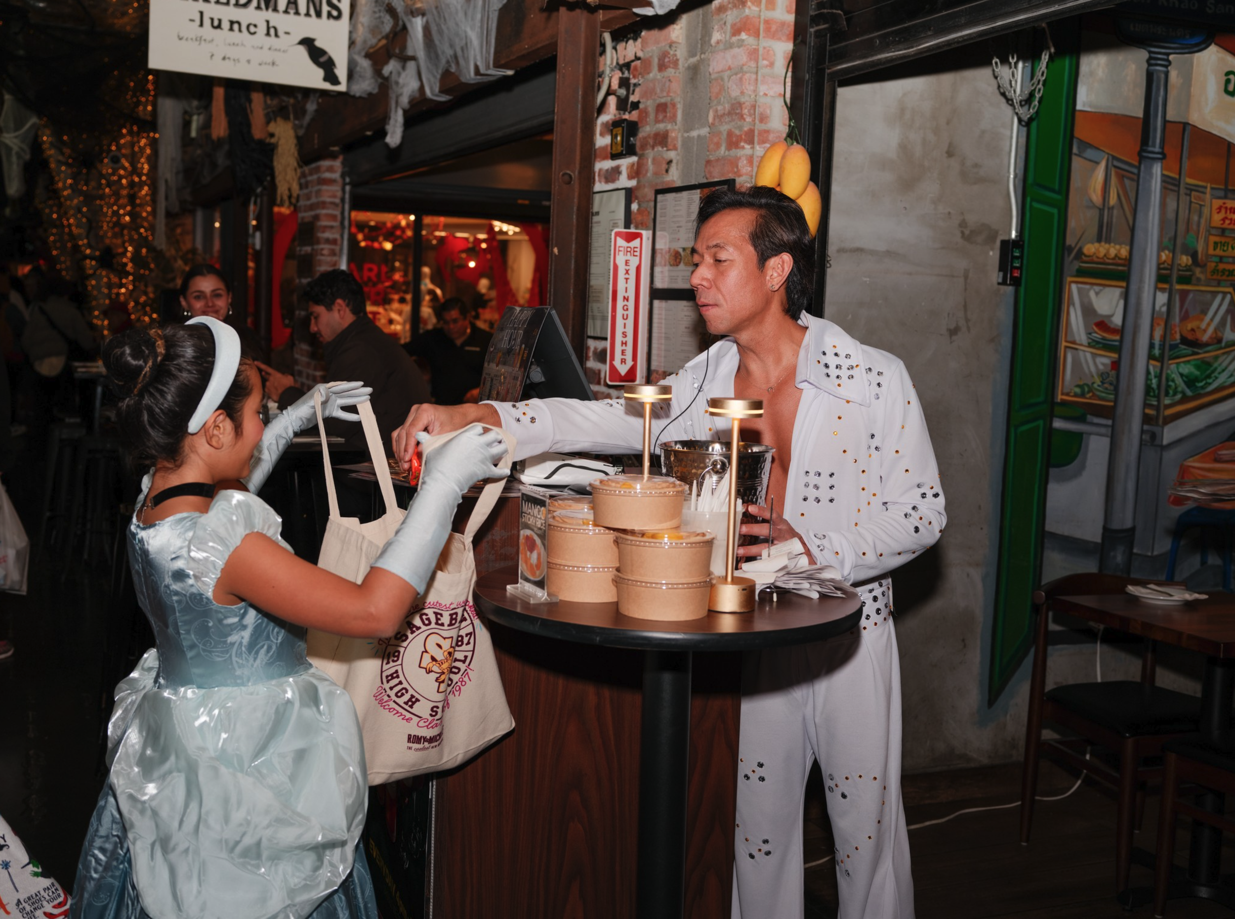 Trick-or-Treating at Chelsea Market