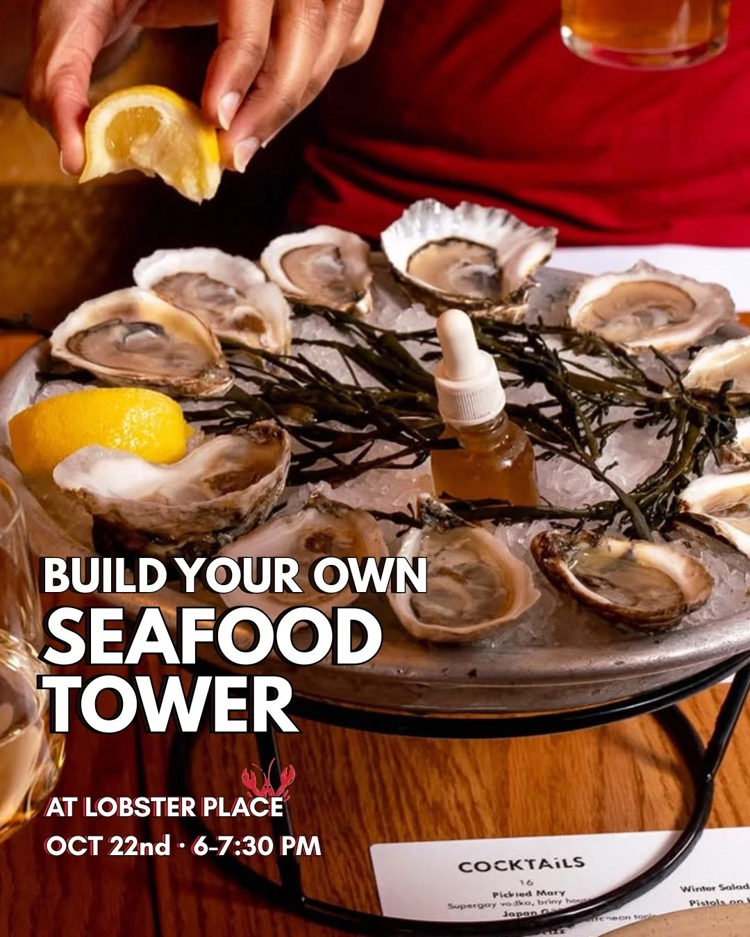 Build Your Own Seafood Tower Workshop