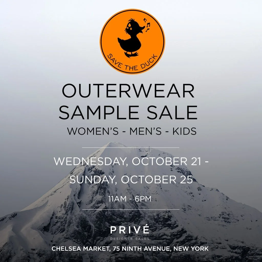 Save the Duck Sample Sale