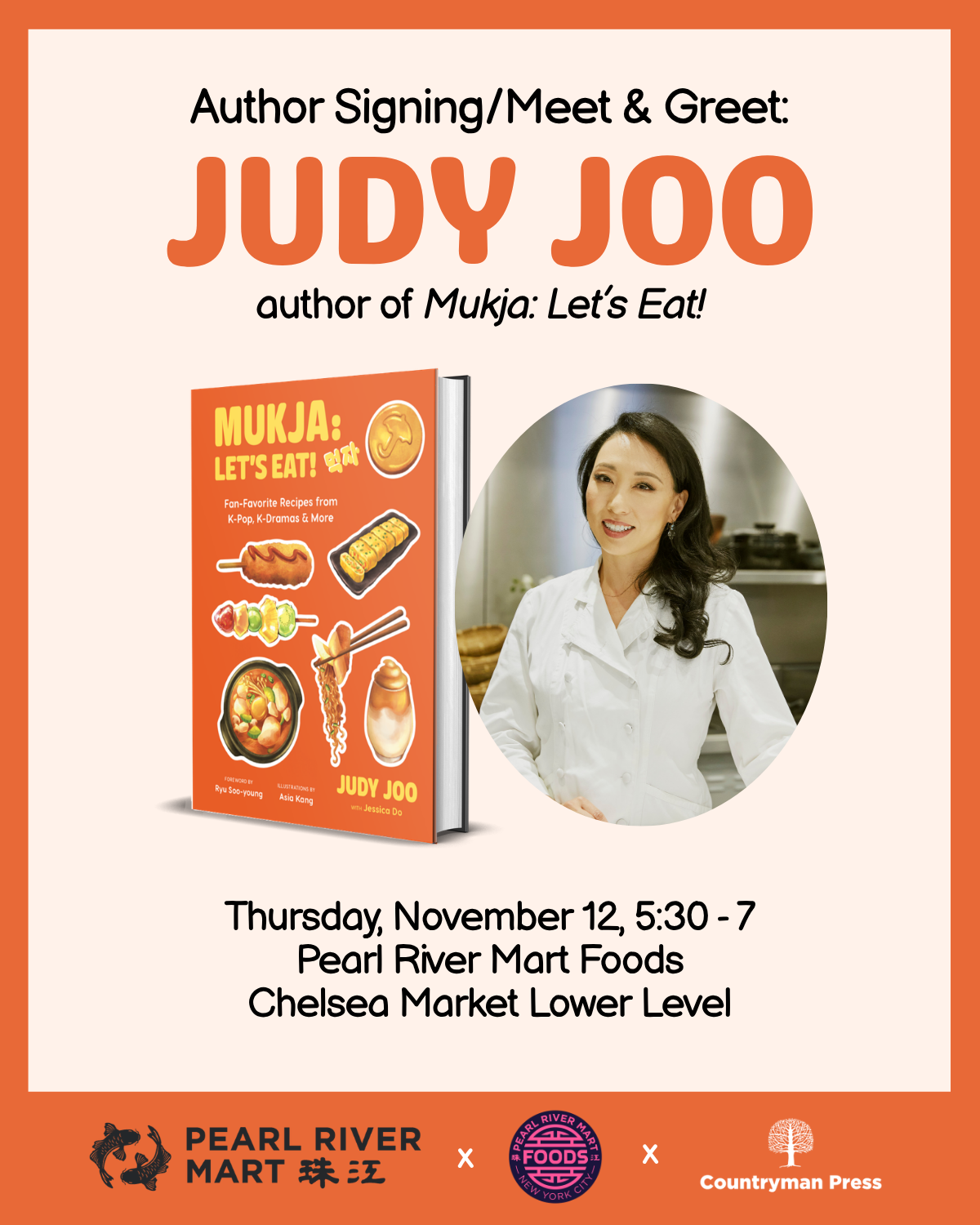 Author Signing/Meet &amp; Greet: Chef Judy Joo, Author of "Mukja: Let's Eat!