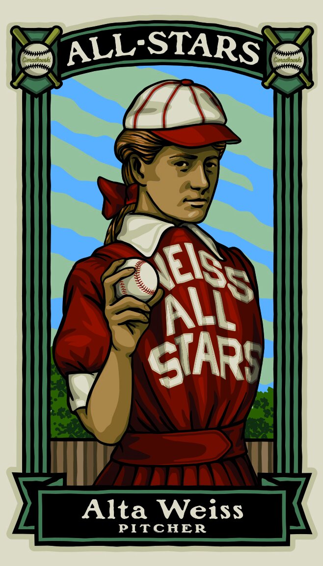 Alta Weiss “The Girl Wonder” — Grassroots Baseball
