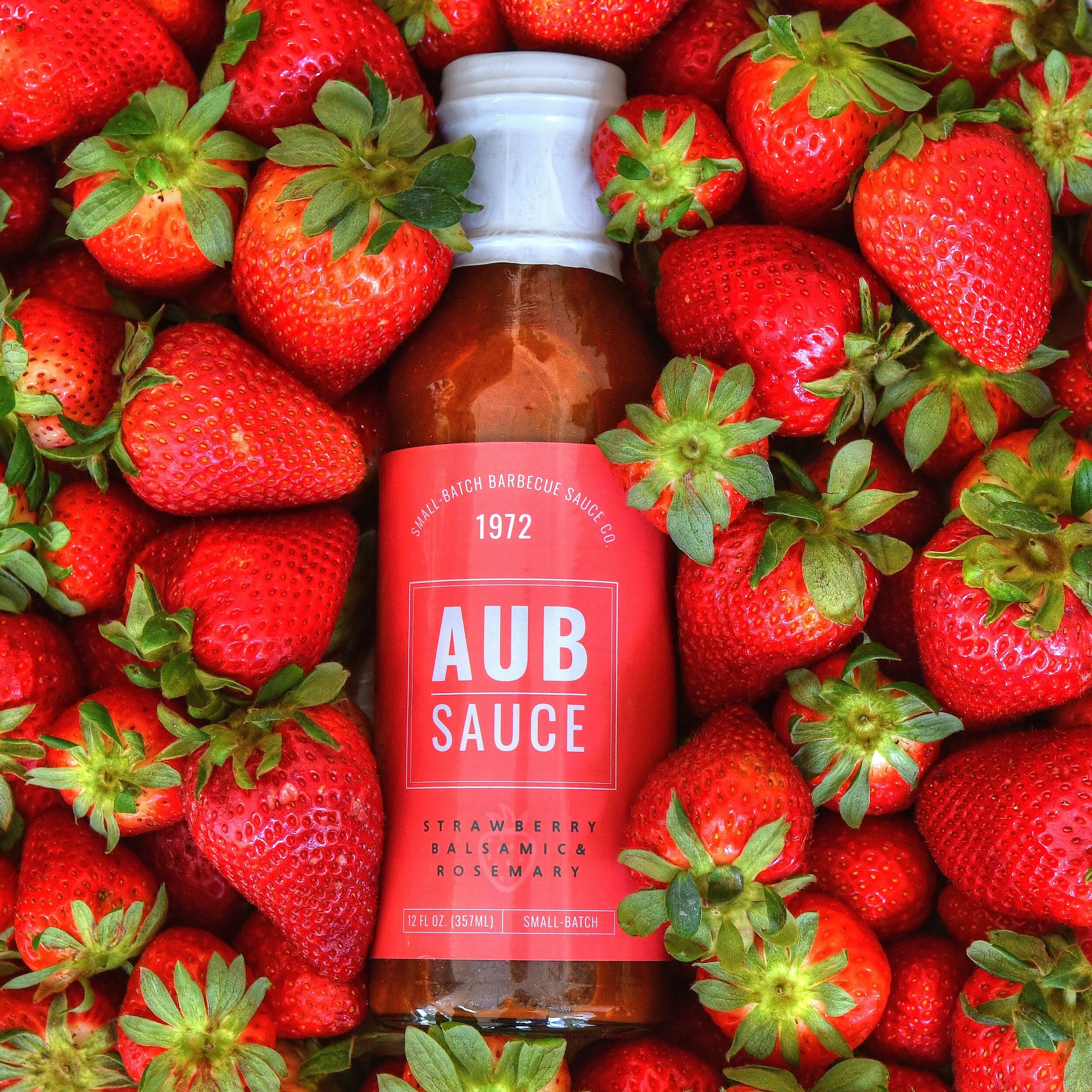 New Strawberry Balsamic &amp; Rosemary Sauce Now Available.