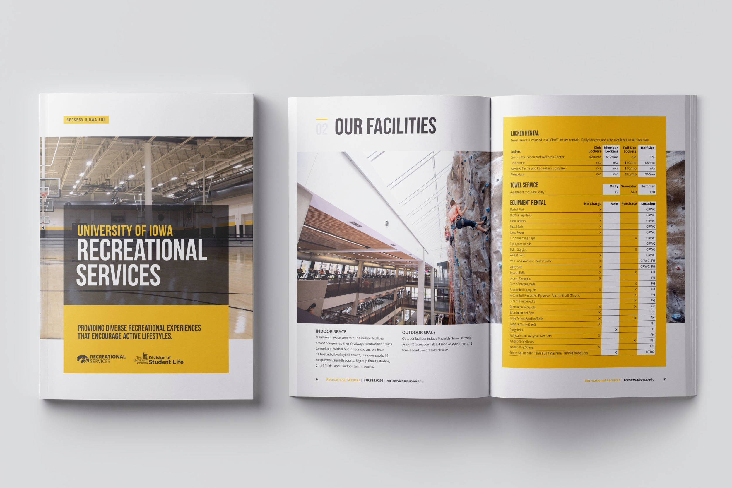 2018 Recreational Services Overview Brochure