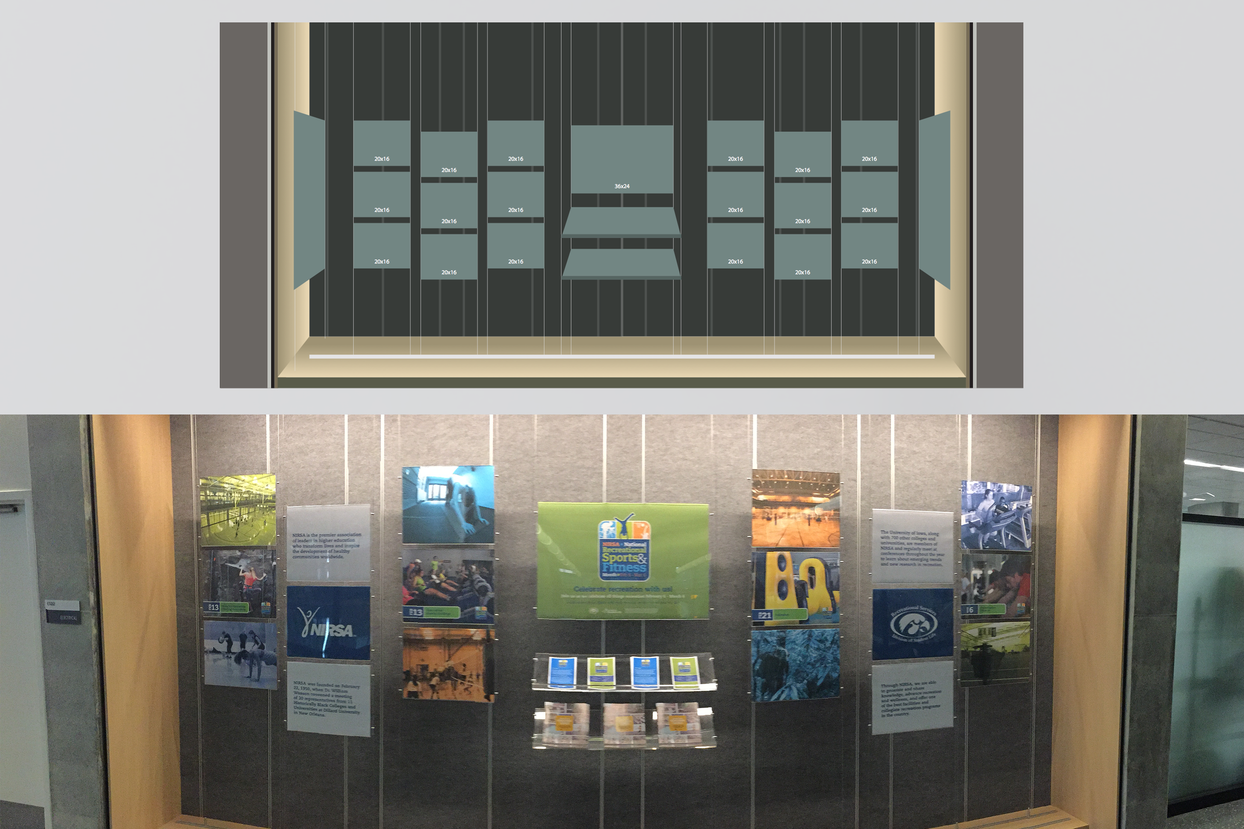 Campus Recreation &amp; Wellness Center Promotional Display
